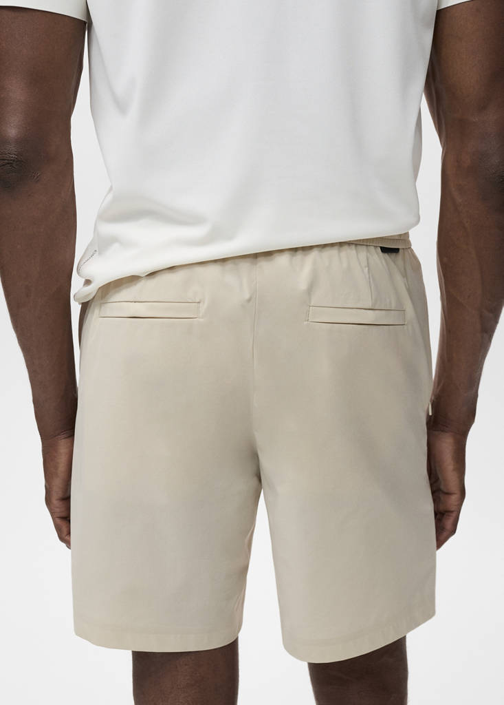 Water-repellent bermuda shorts — Beige