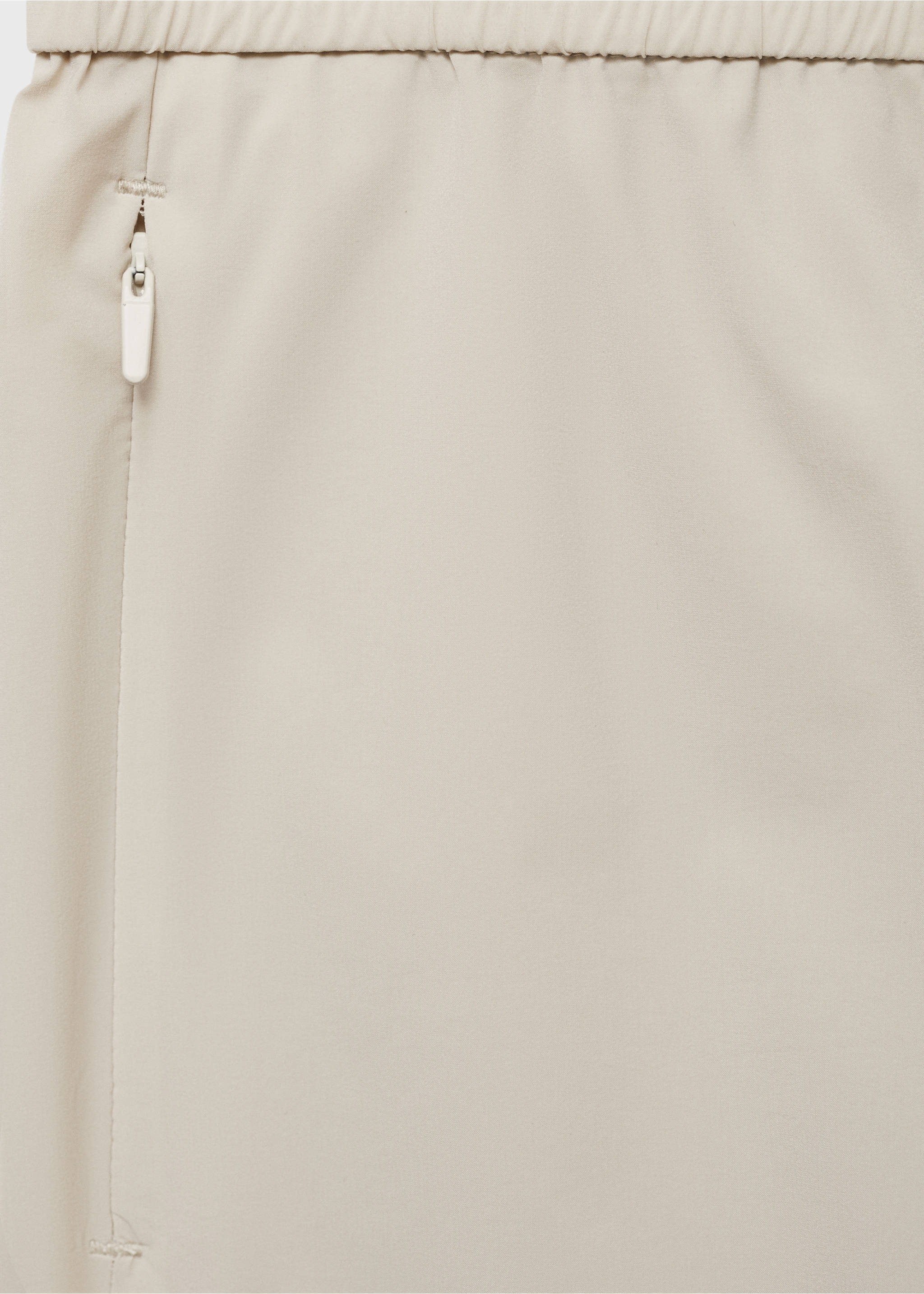 Water-repellent bermuda shorts - Details of the article 0, Beige. Ref: 17091136-00.