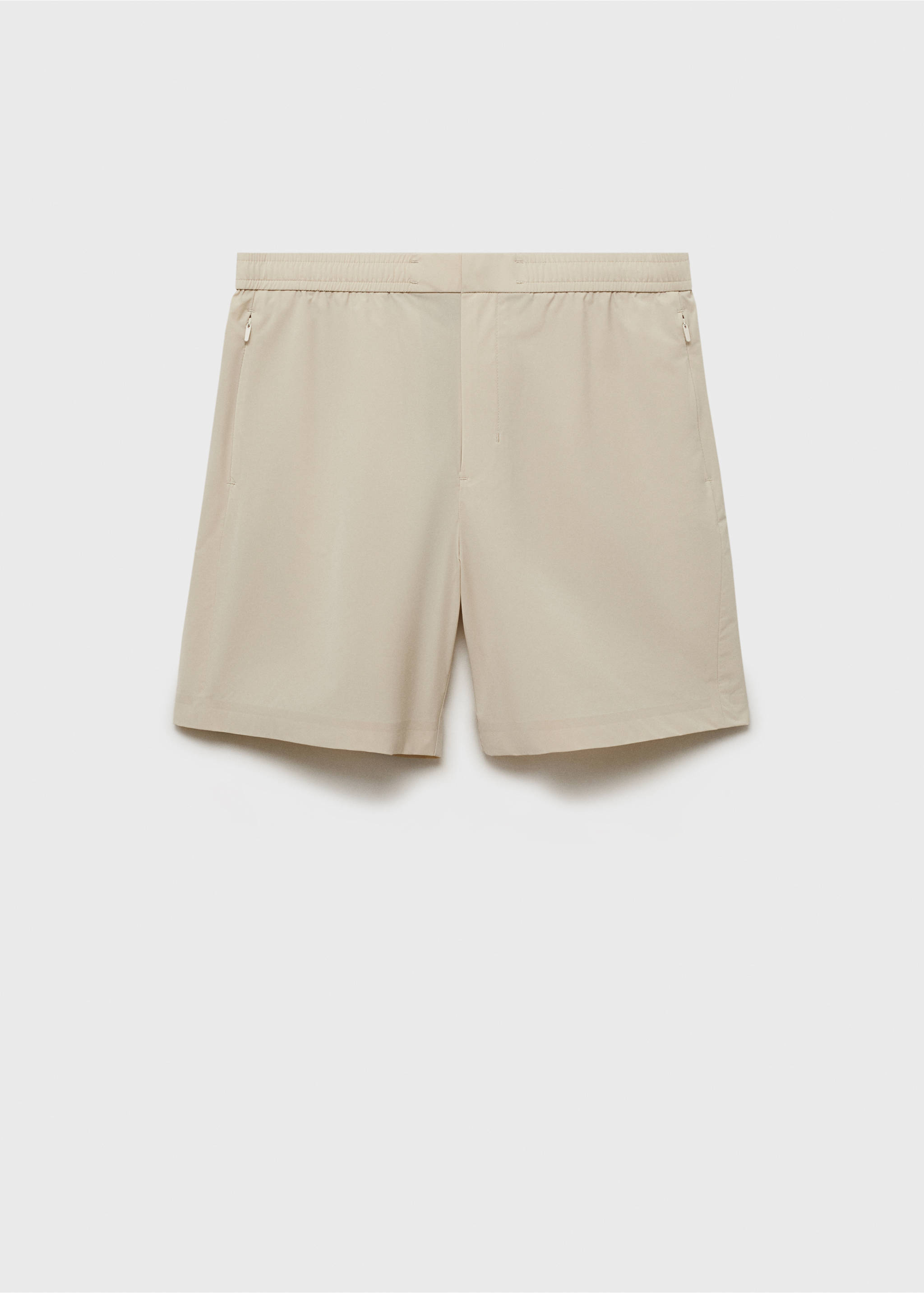 Water-repellent bermuda shorts - Article without model, Beige. Ref: 17091136-00.