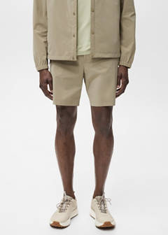 Water-repellent bermuda shorts — Khaki 1