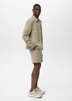 Water-repellent bermuda shorts — Khaki 5