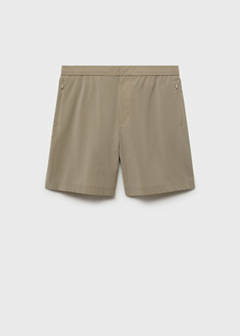 Water-repellent bermuda shorts — Khaki 8