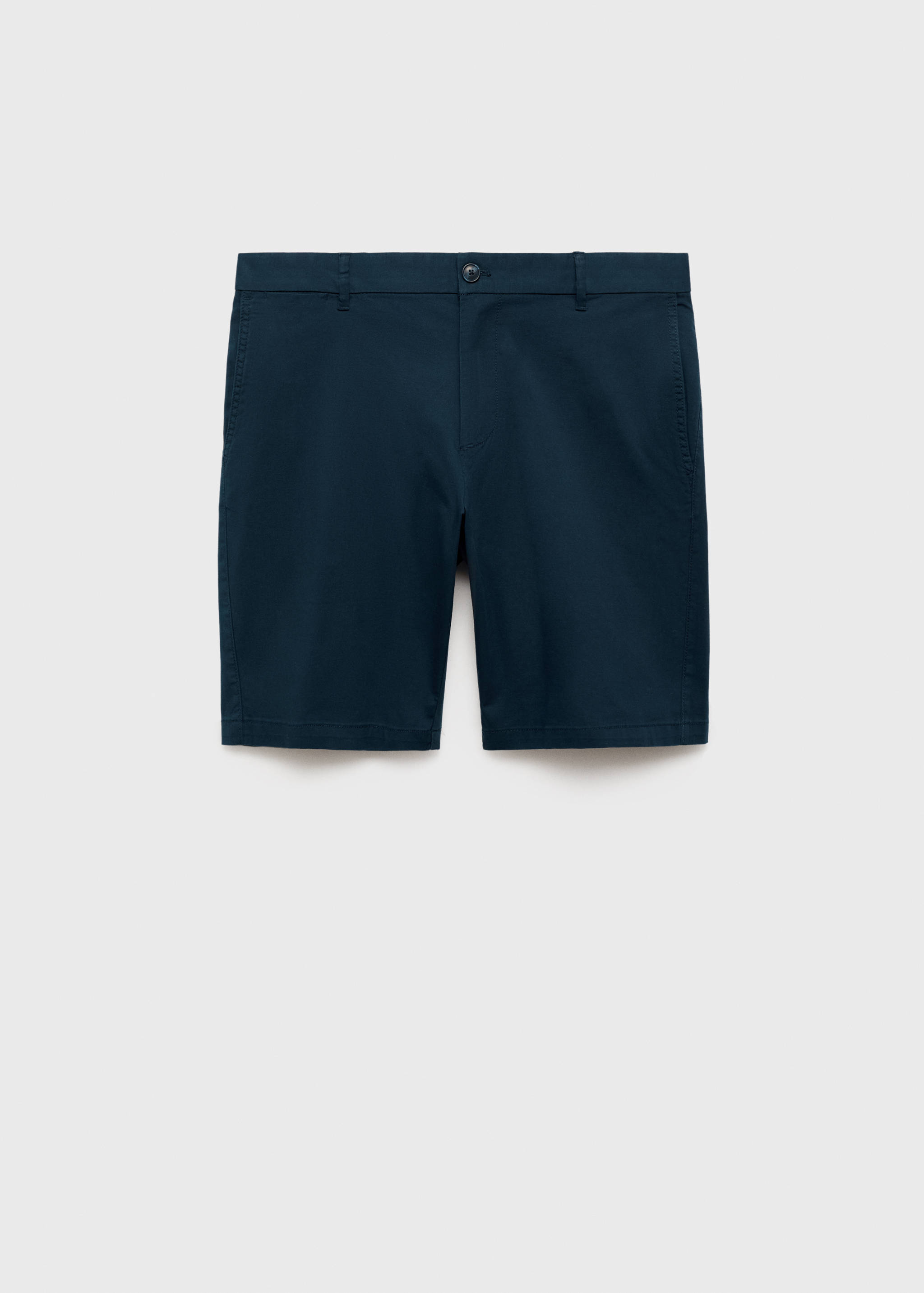 Slim-fit chino cotton bermuda shorts - Article without model