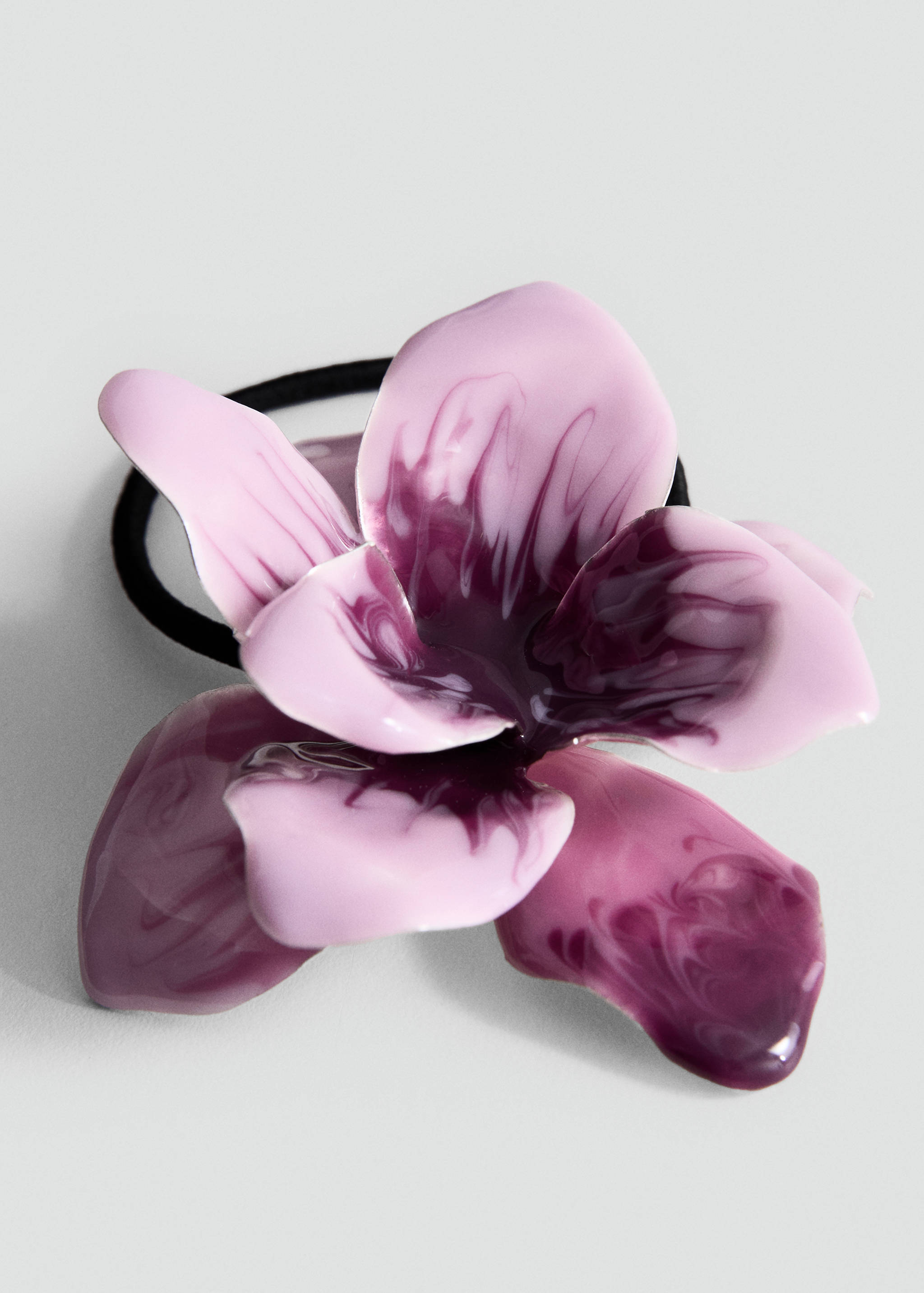 Maxi-flower hair tie - Medium plane
