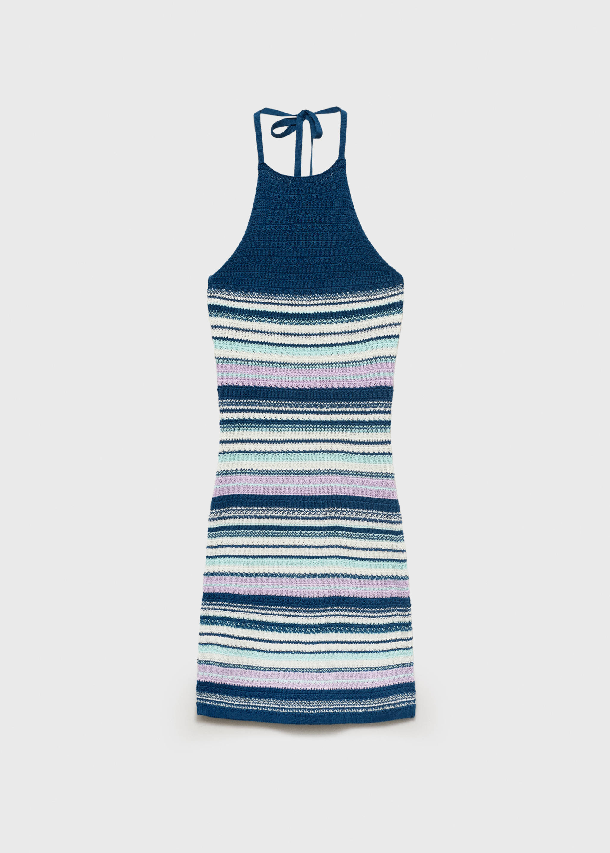 Halter-neck crochet dress - Article without model