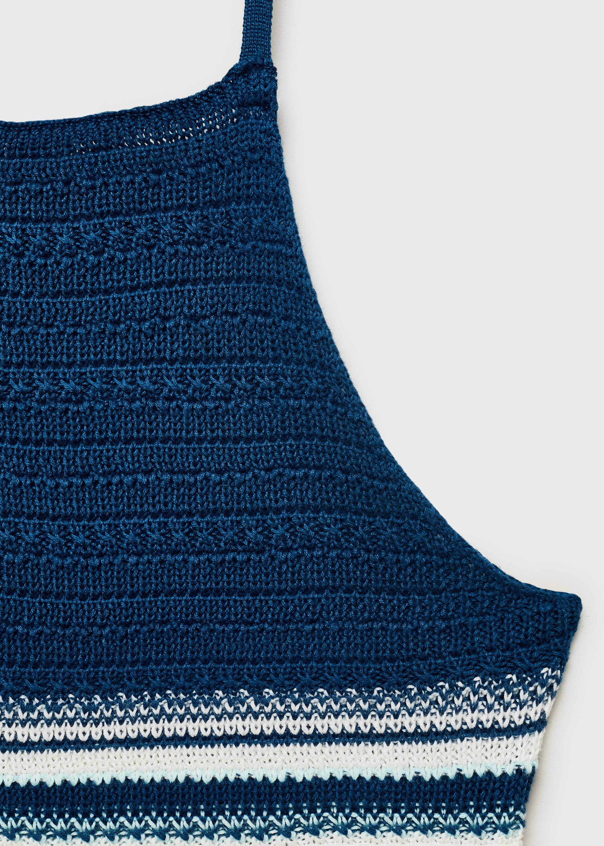 Halter-neck crochet dress - Details of the article 0