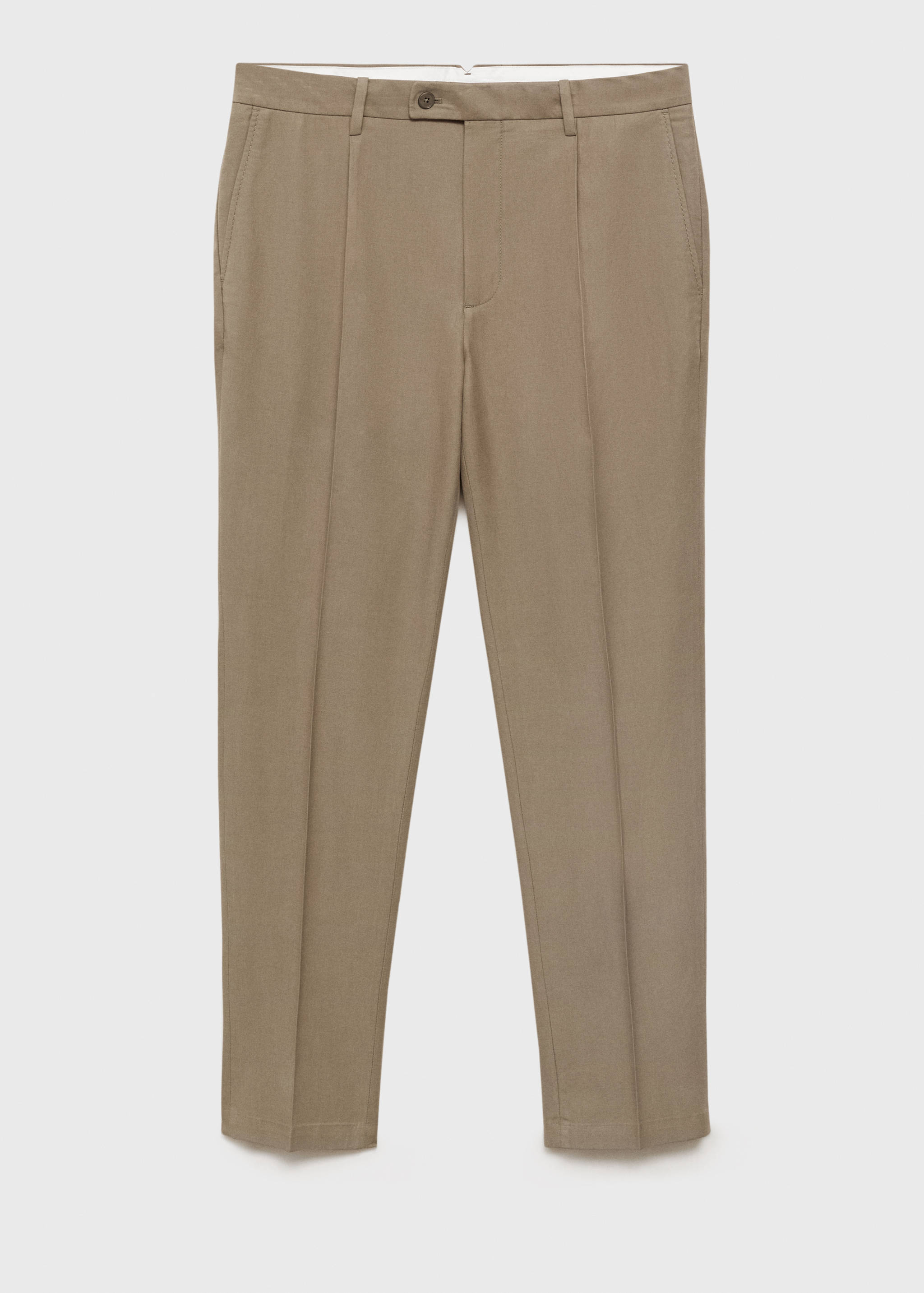 Cotton tapered crop trousers - Article without model