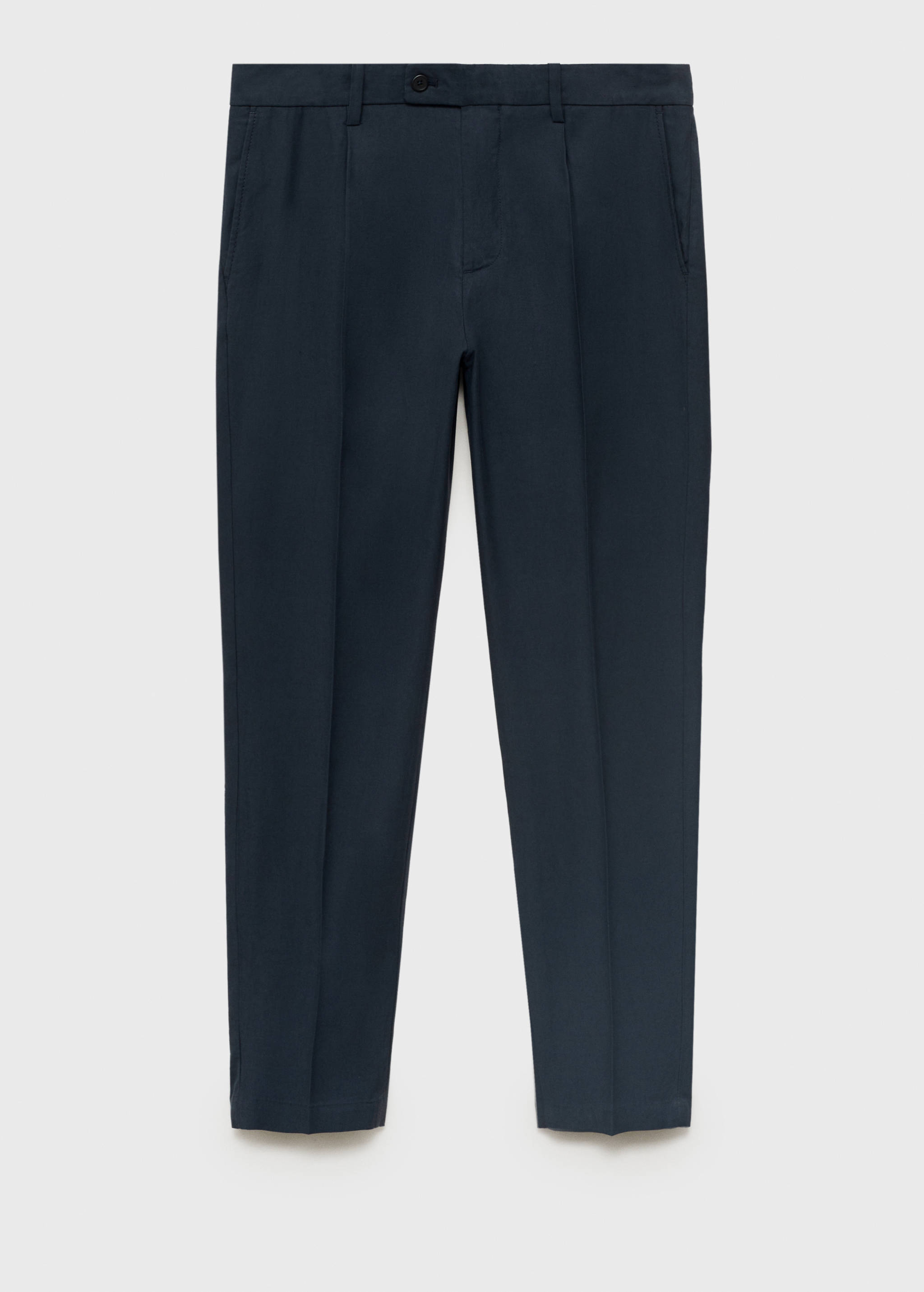 Cotton tapered crop trousers - Article without model