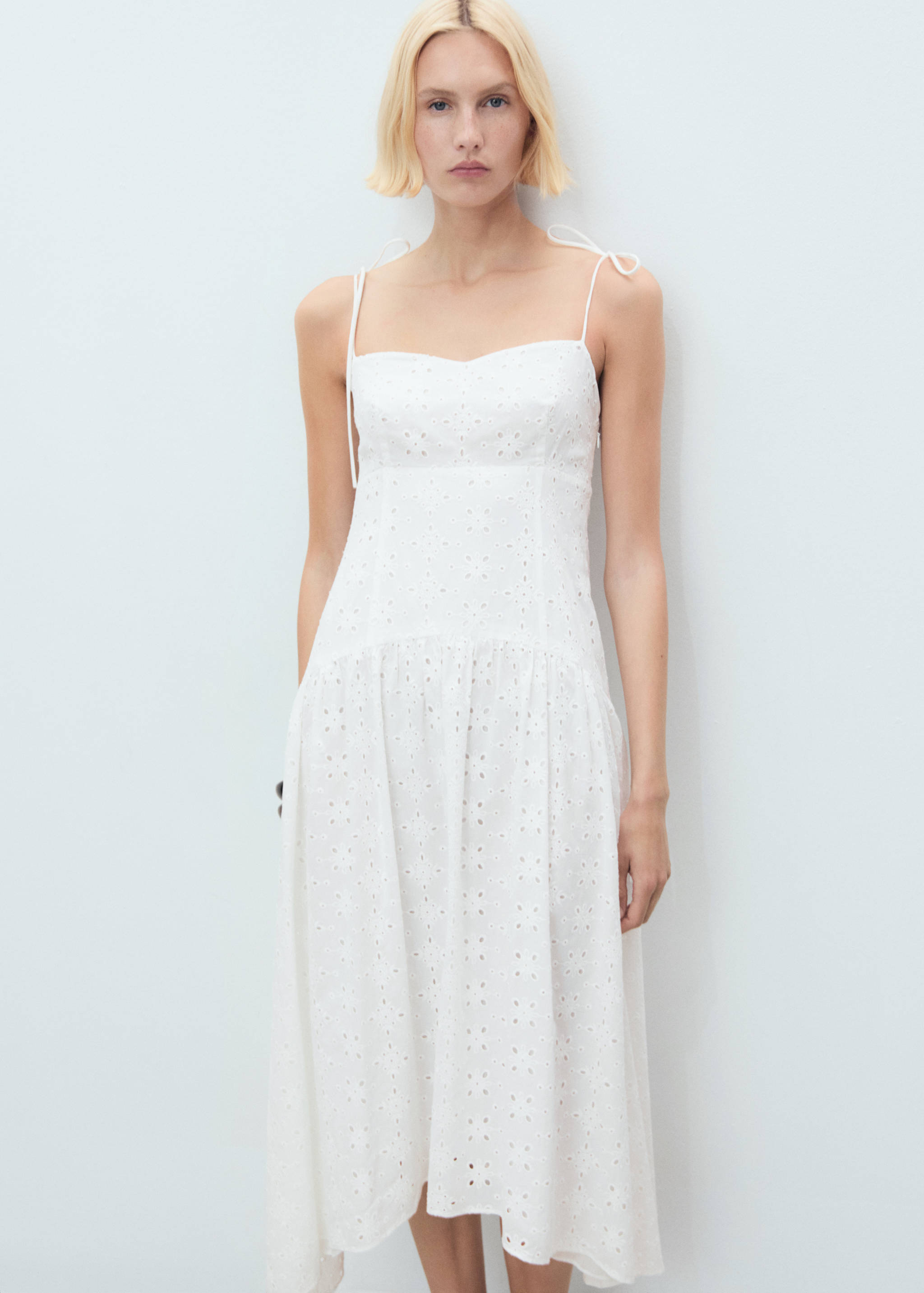 Die-cut midi-dress - Medium plane