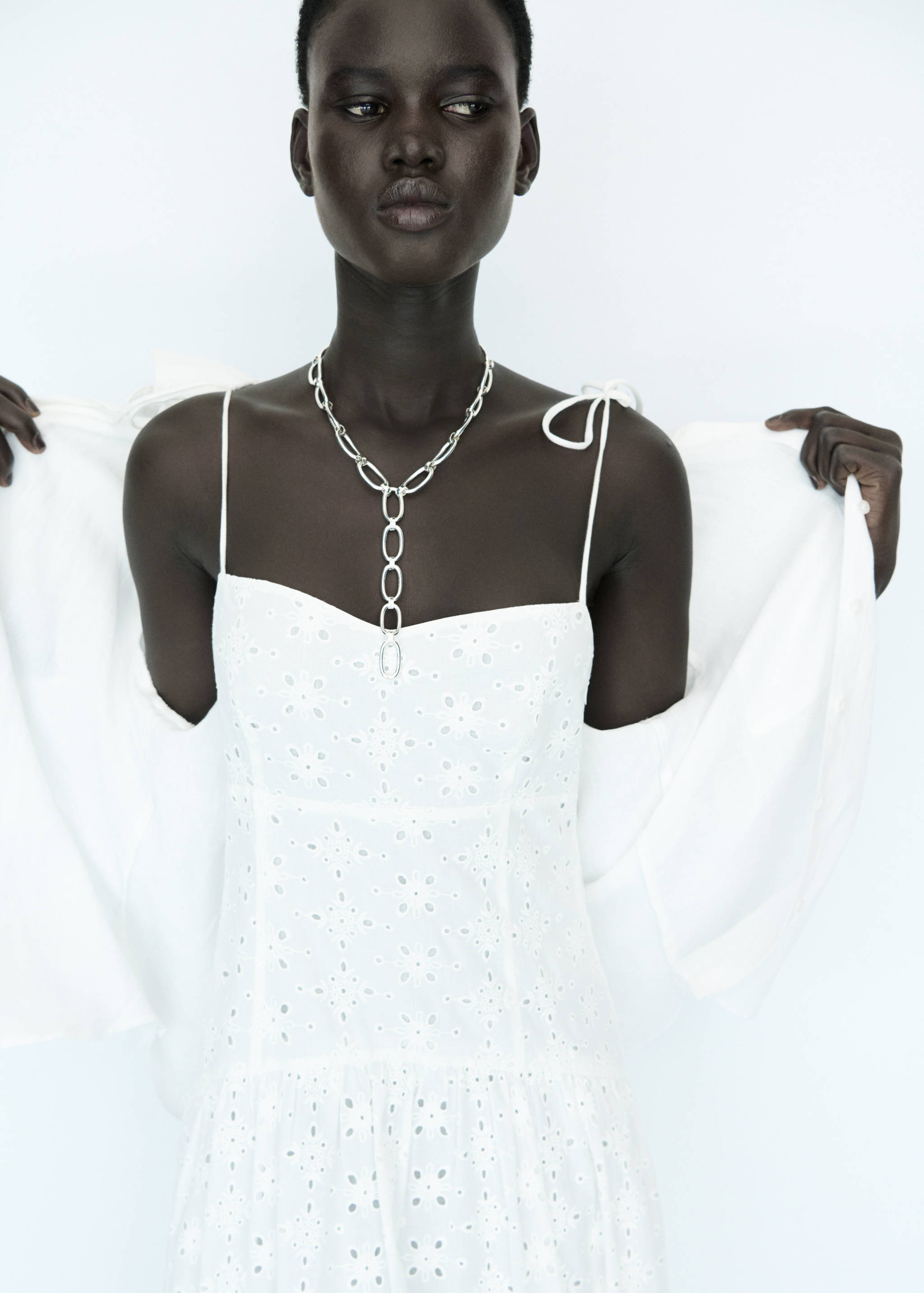 Die-cut midi-dress - Details of the article 7