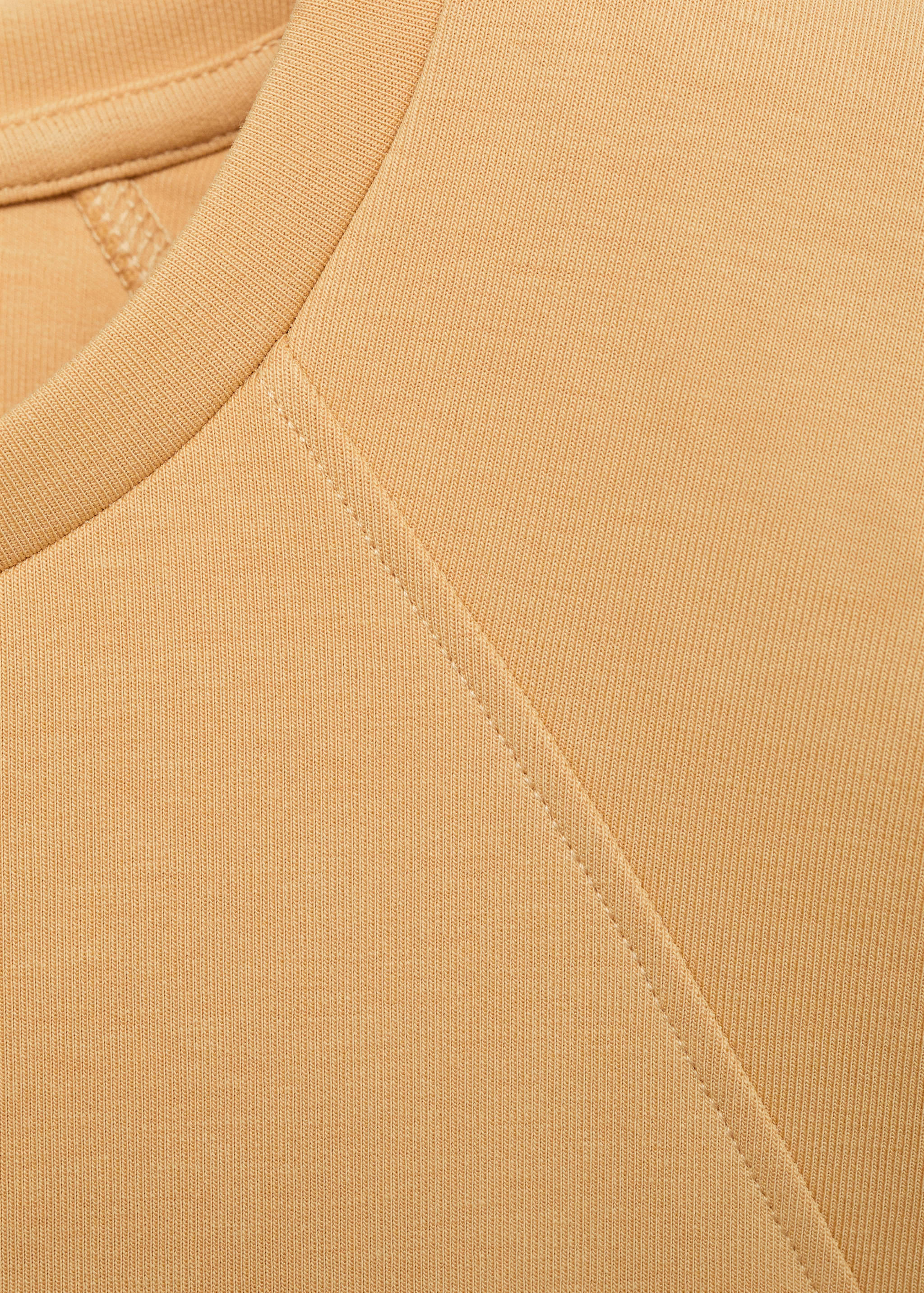 Combined fabric midi-dress - Details of the article 8