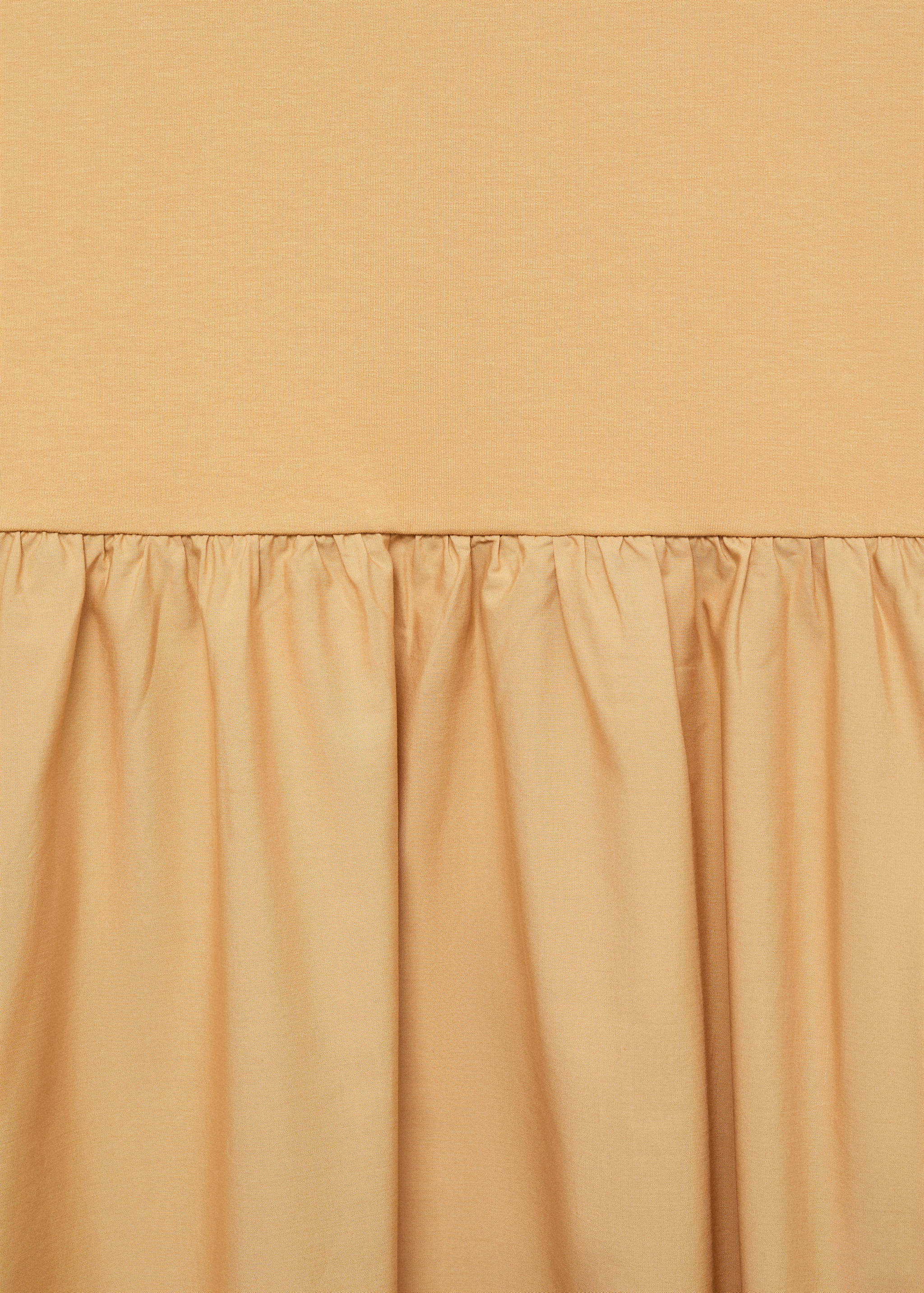 Combined fabric midi-dress - Details of the article 0