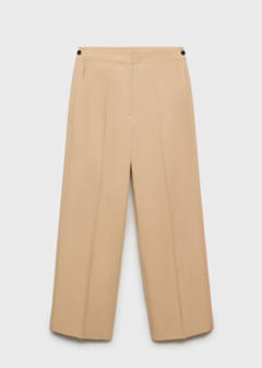 Straight-cut crop trousers — Medium Brown 5