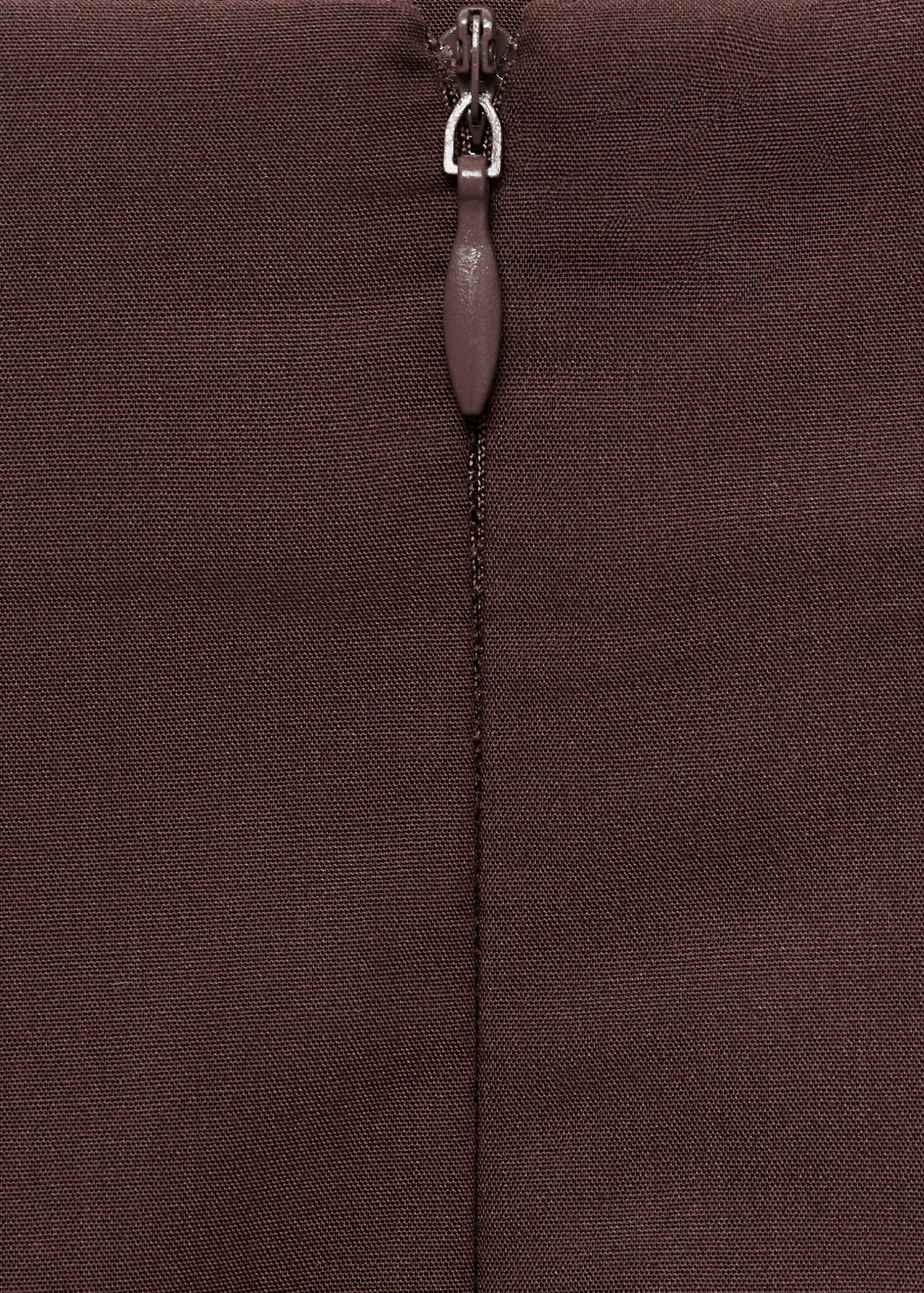 Pleated midi-skirt - Details of the article 0