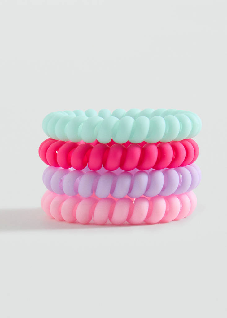 Pack of 4 scrunchies — Pink