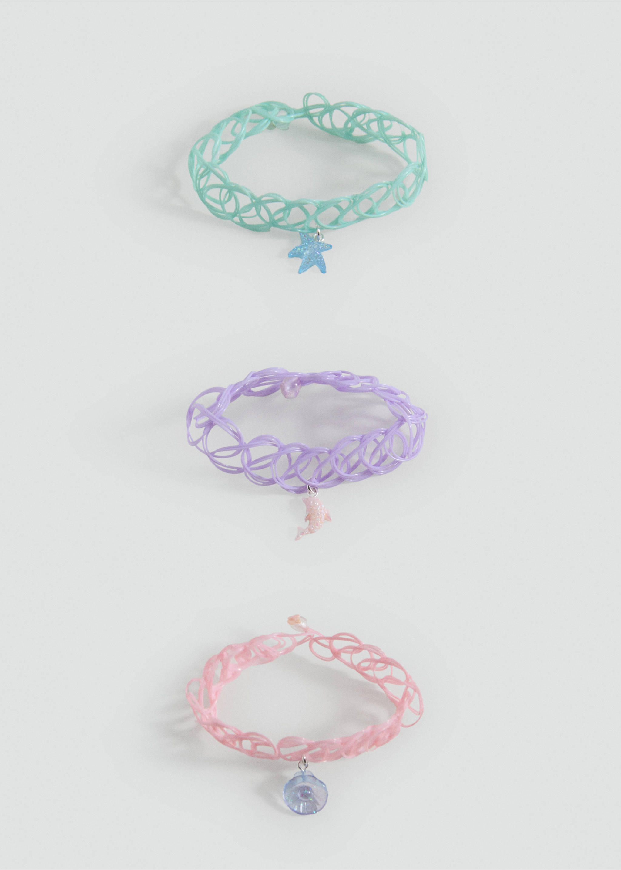 Pack 3 pulseras - Artículo sin modelo, Rosa palo. Ref: 17091160-00.