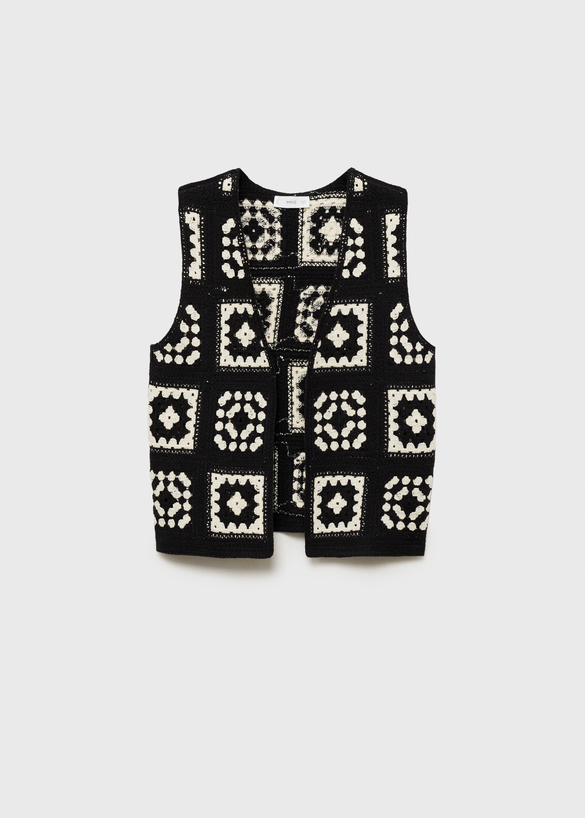 Gilet maille crochet - Article sans modèle