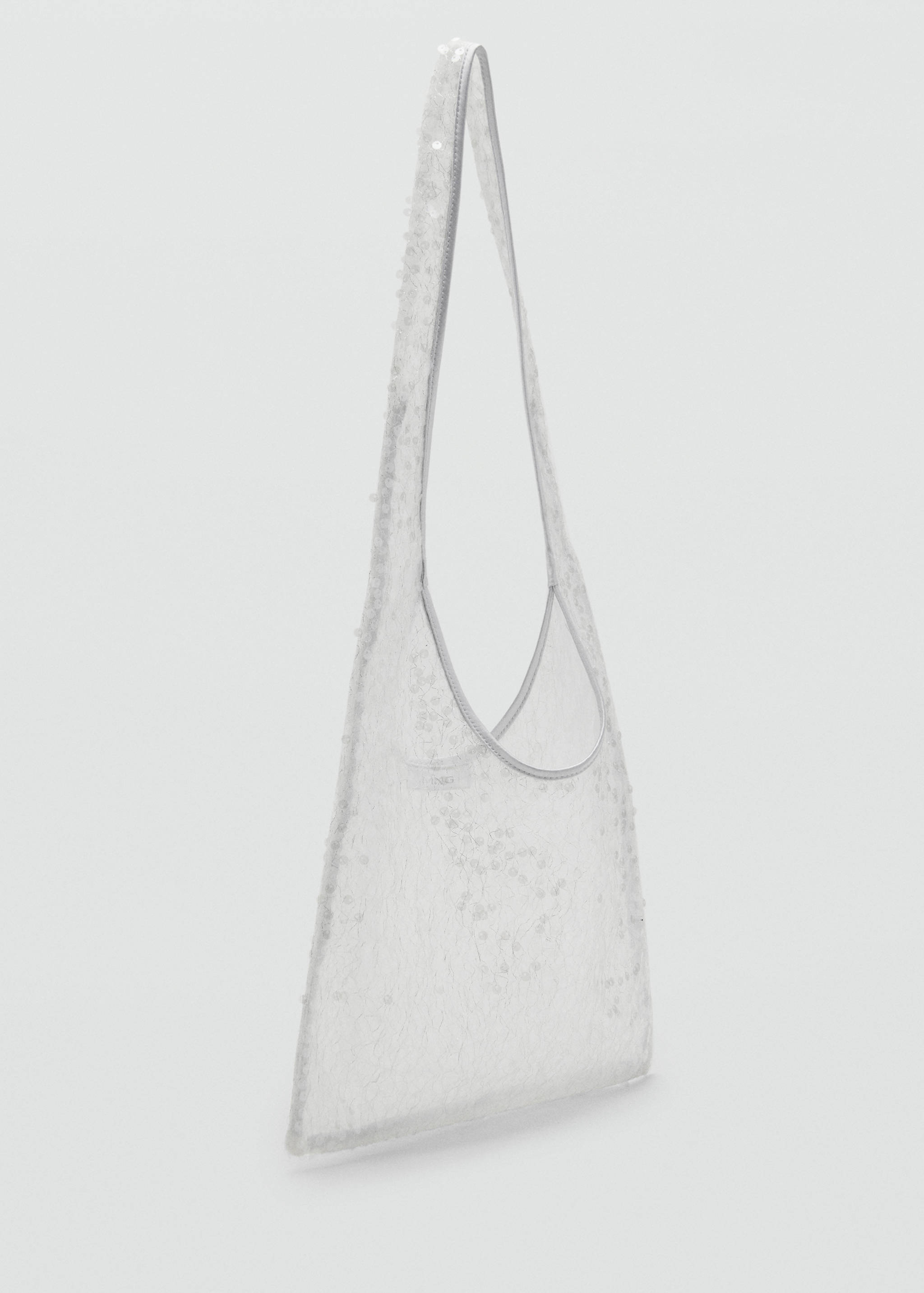 Sequinned shoulder bag - Medium plane