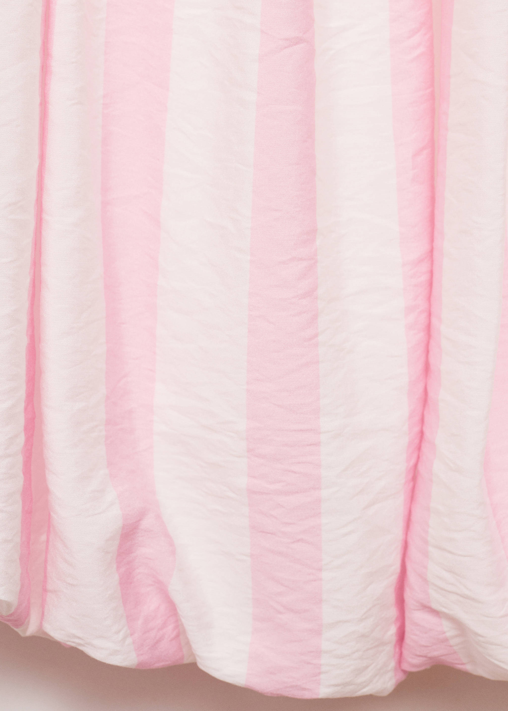 Striped balloon dress - Details of the article 0
