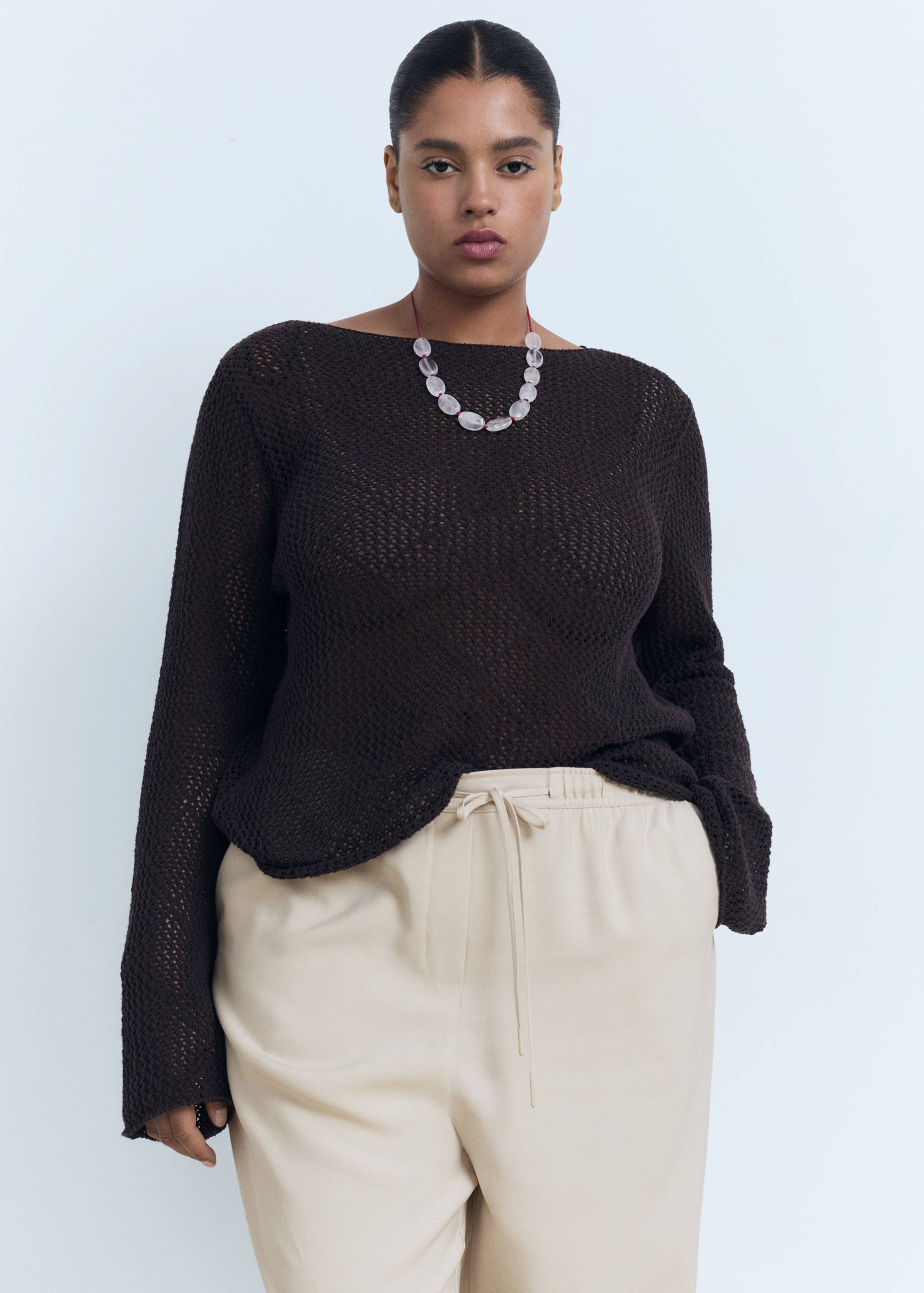 Pantalón fluido cordón - Detalle del artículo 5