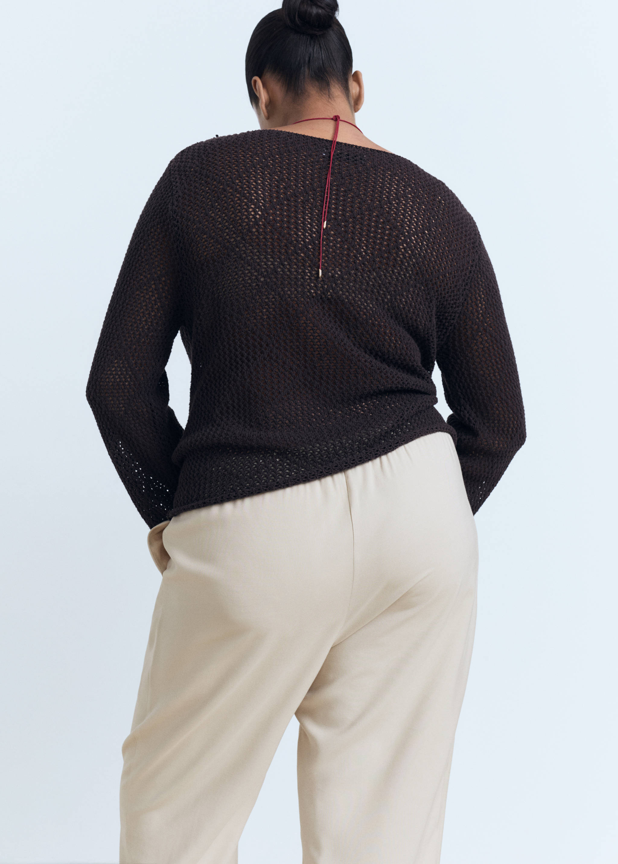 Pantalón fluido cordón - Detalle del artículo 4