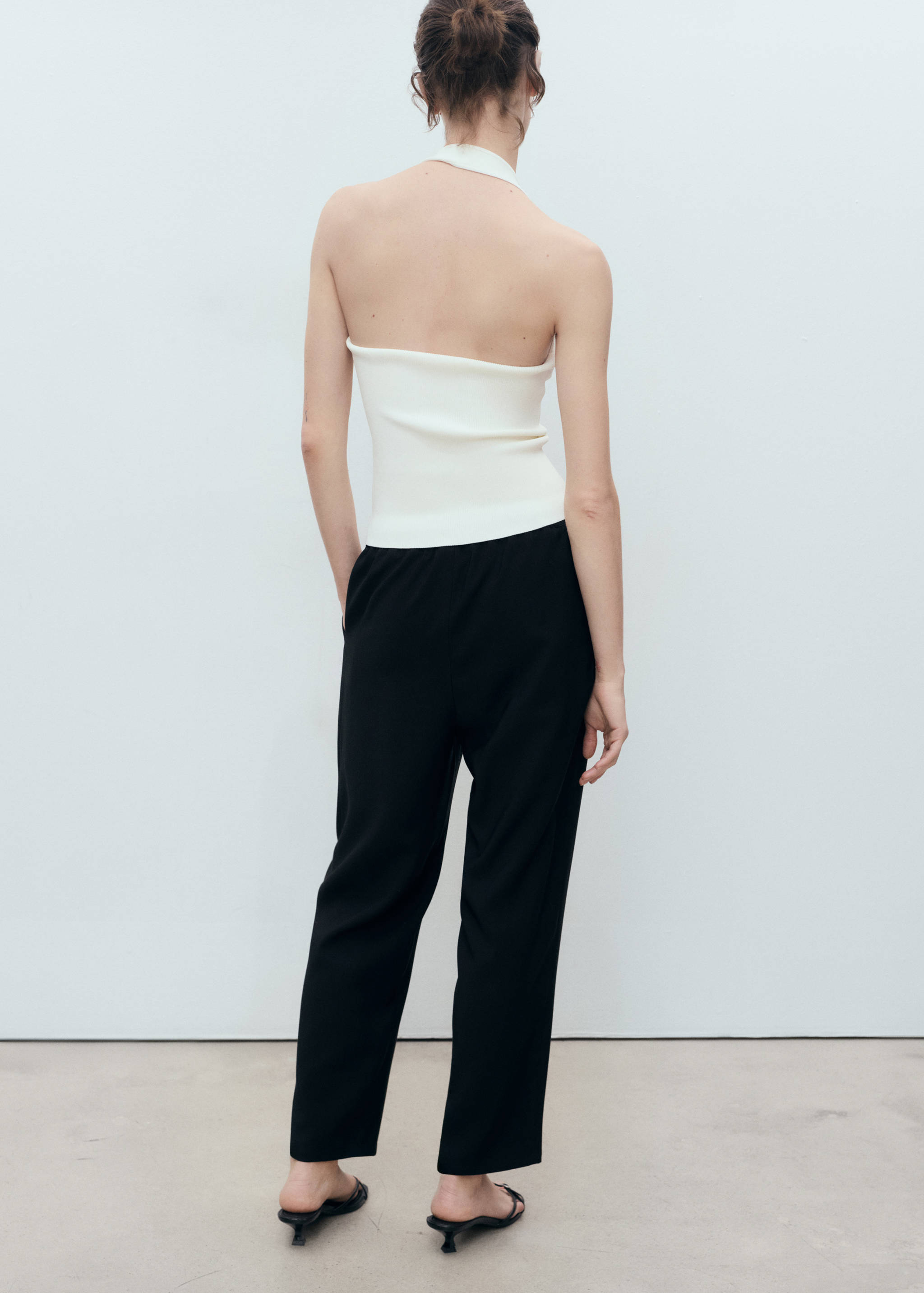 Pantalón fluido cordón - Reverso del artículo