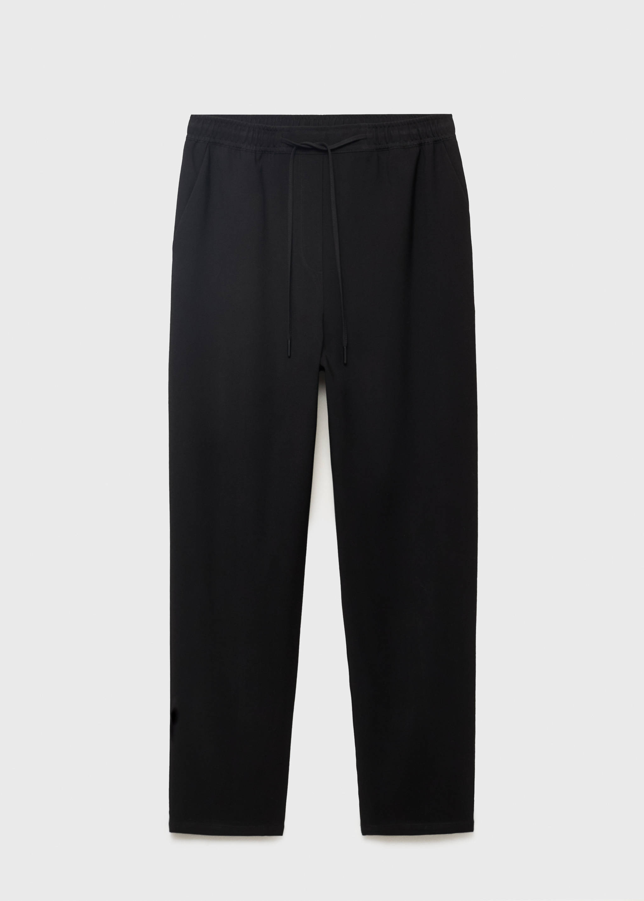 Drawstring flowy trousers - Article without model