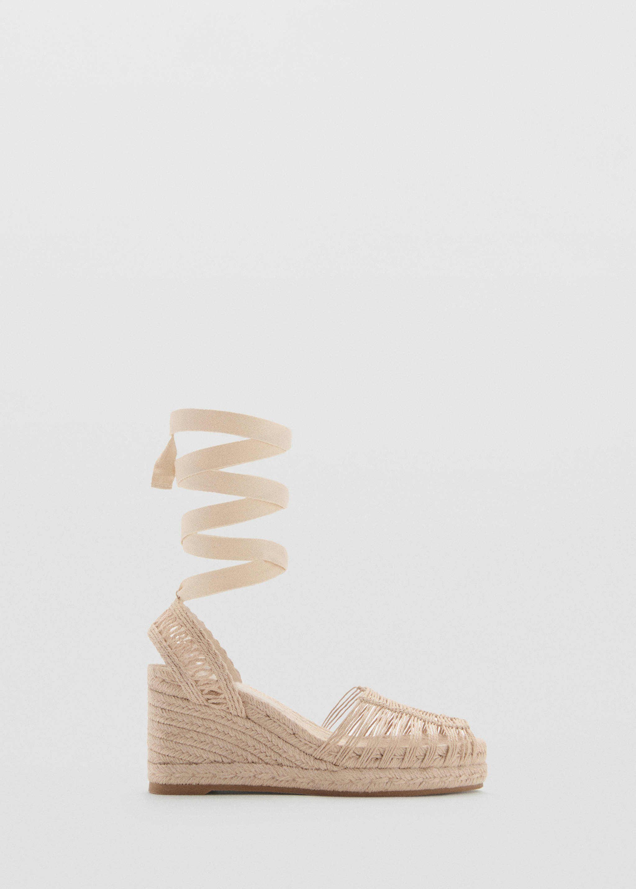 Jute wedges with straps - Article without model