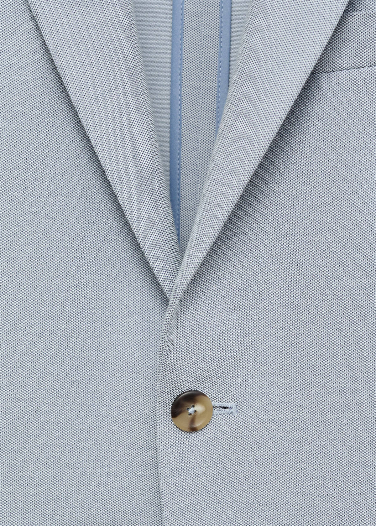 Verner slim-fit cotton jacket — Sky Blue