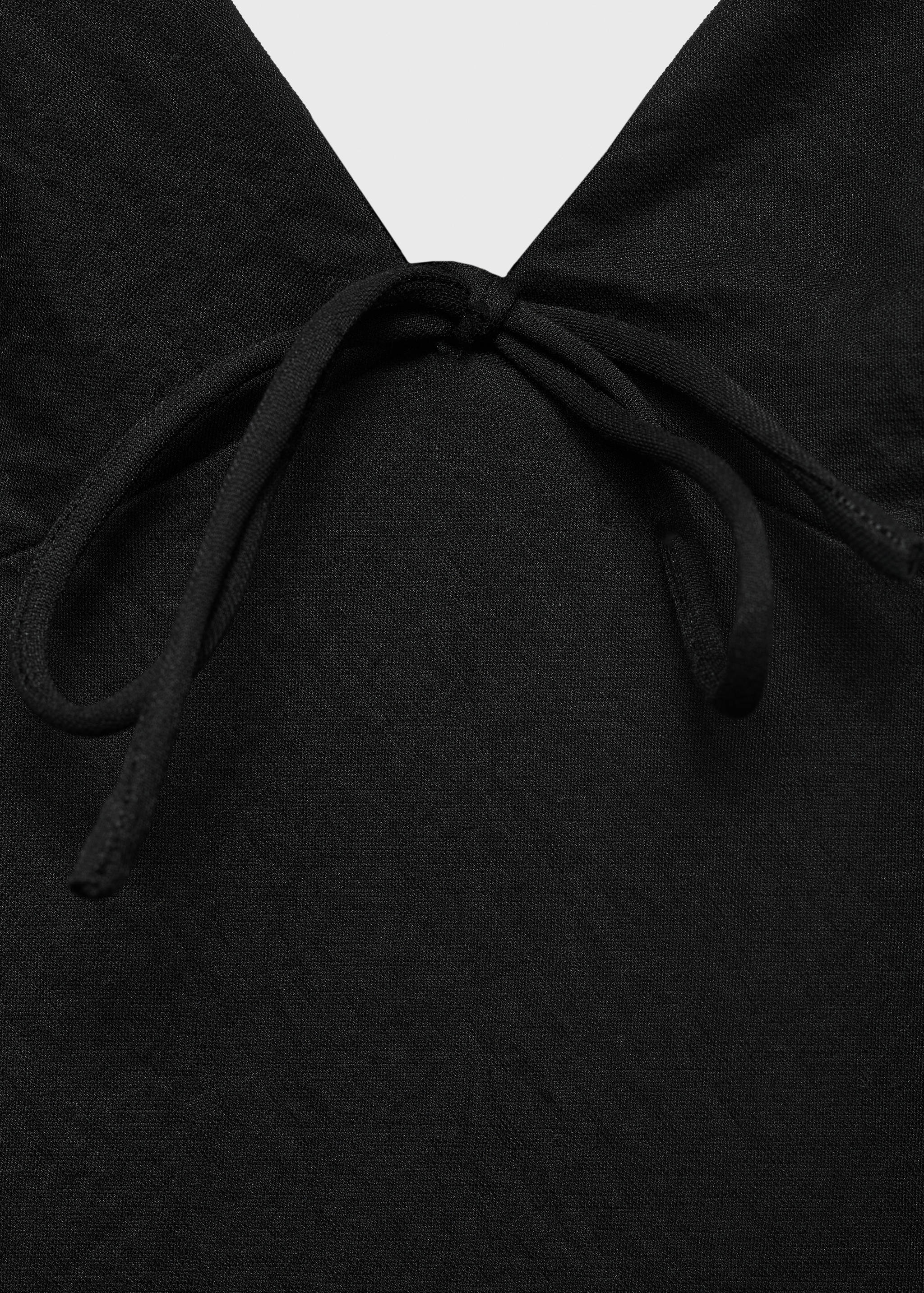 Vestido largo escote lazo - Detalle del artículo 0