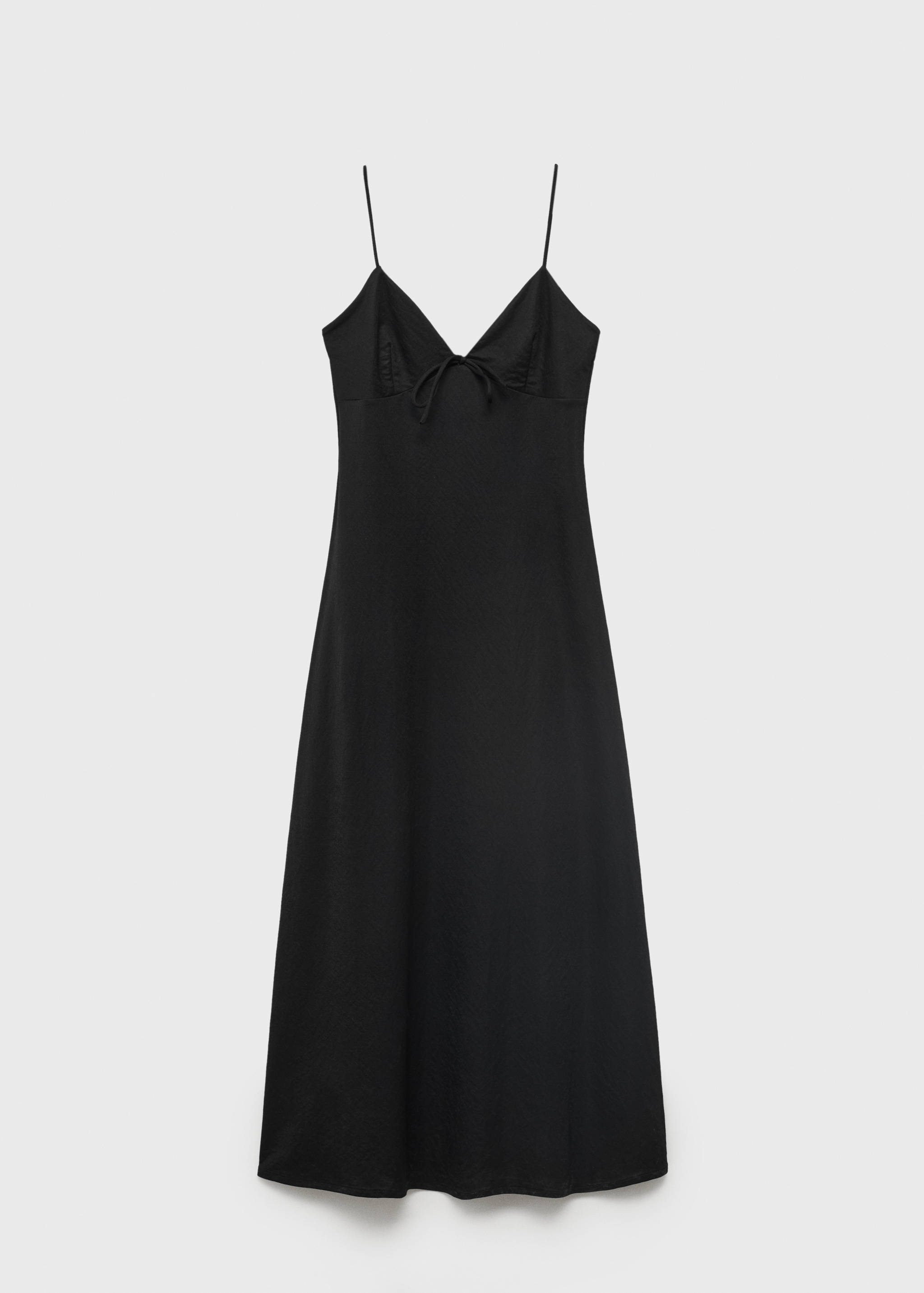 Long dress with bow neckline - Article without model