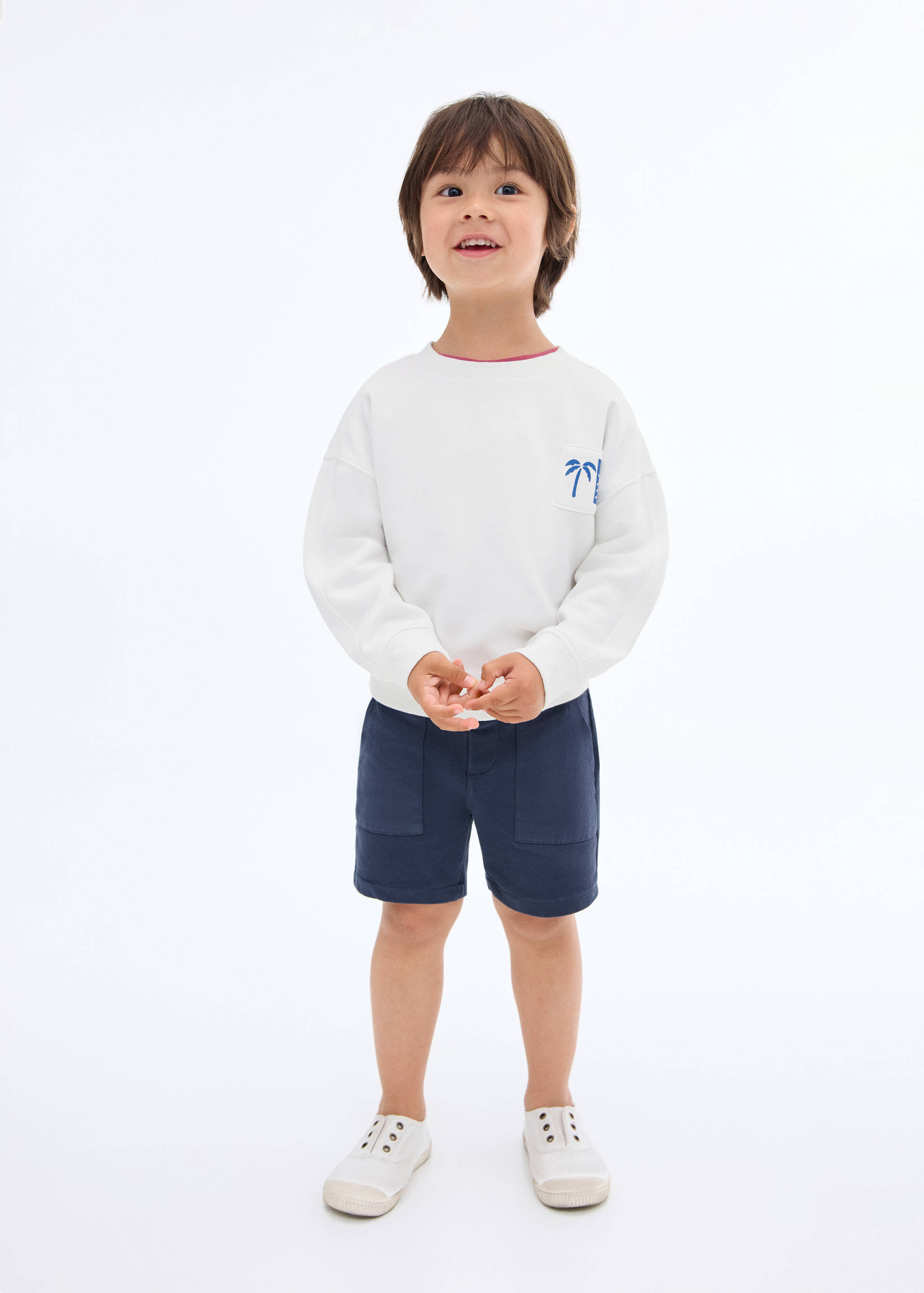 Palm trees printed sweatshirt - General plane