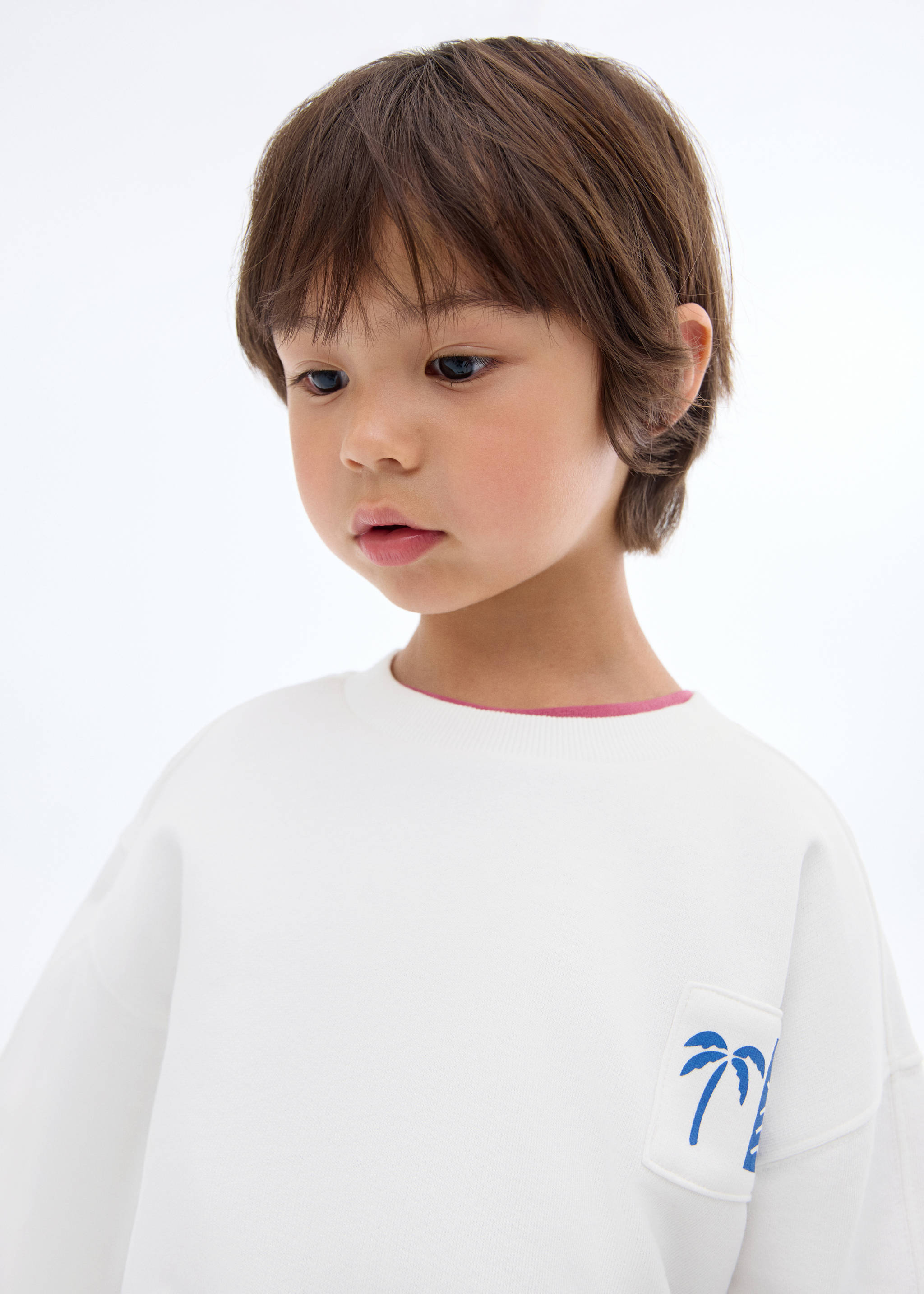 Palm trees printed sweatshirt - Details of the article 1