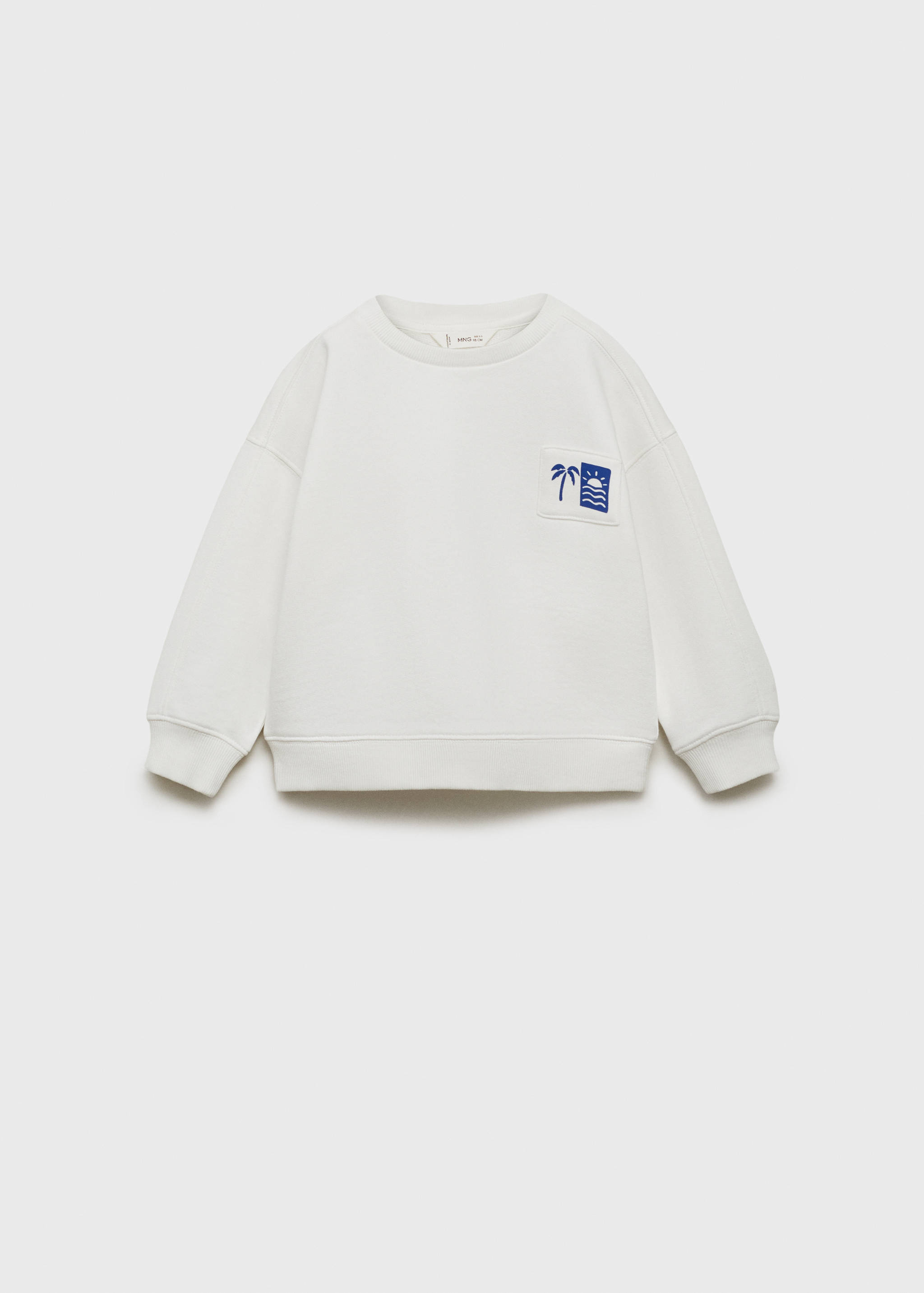 Palm trees printed sweatshirt - Article without model