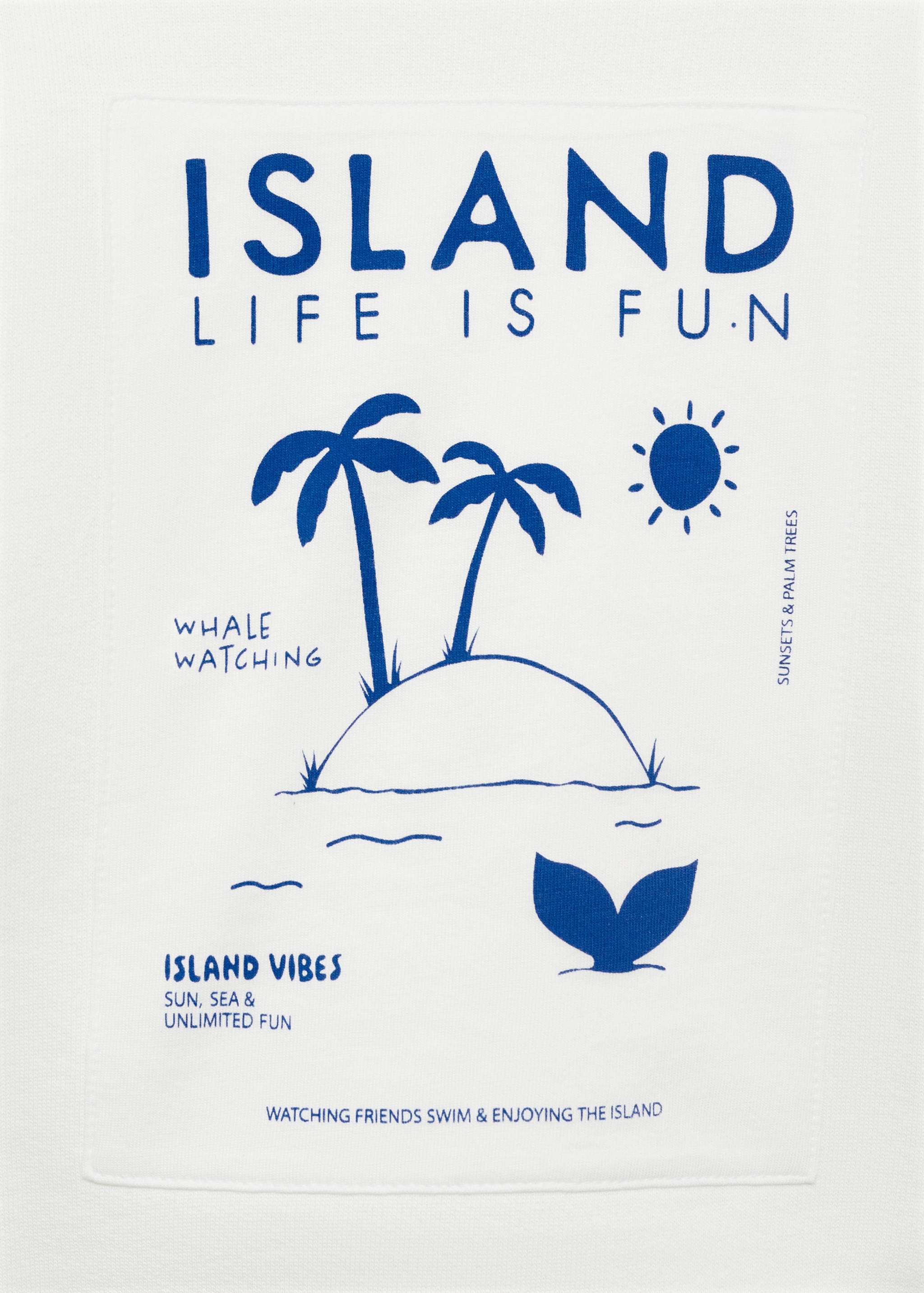 Palm trees printed sweatshirt - Details of the article 0