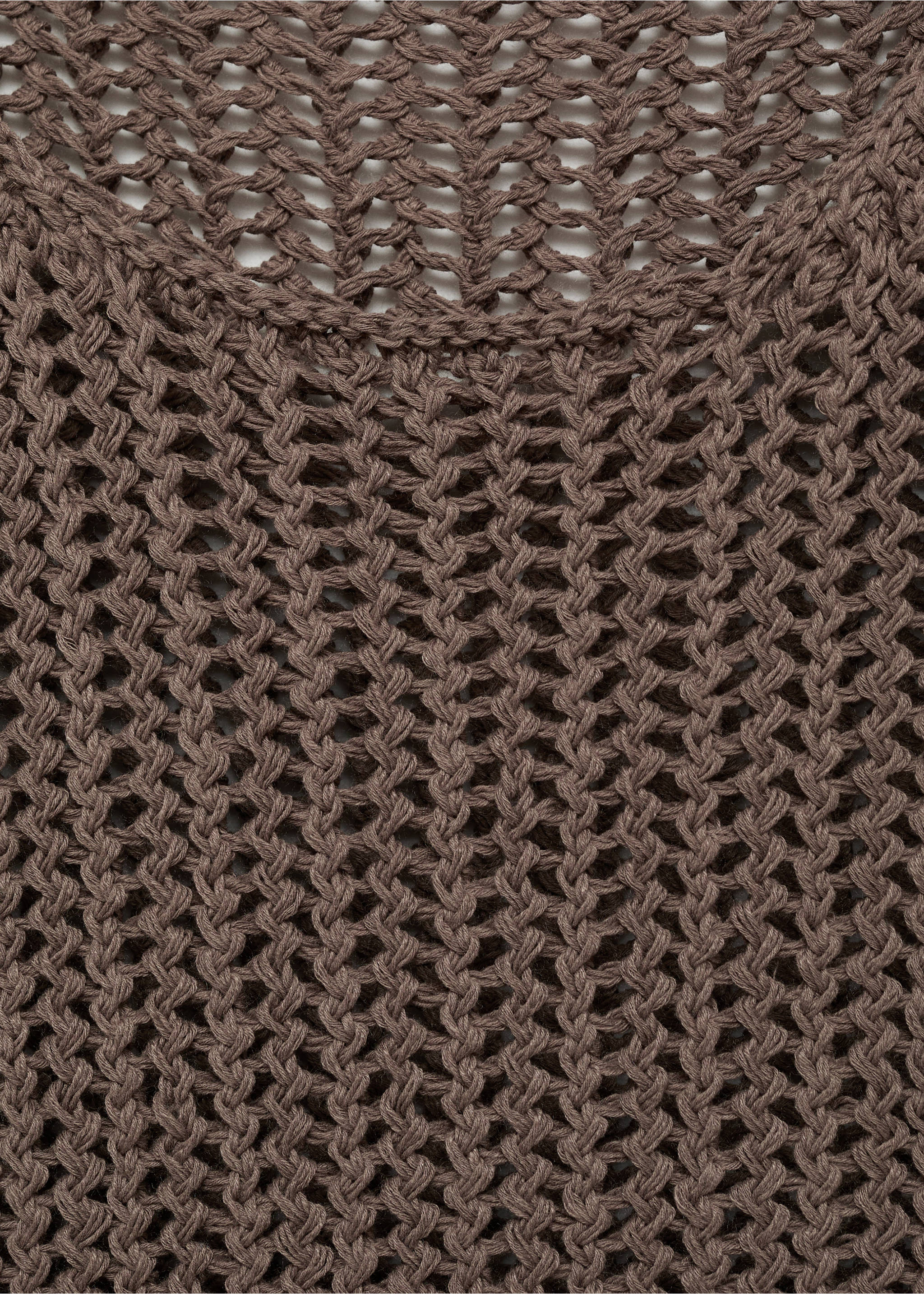 Top crochet tirantes - Detalle del artículo 8, Marrón medio. Ref: 17091180-00.
