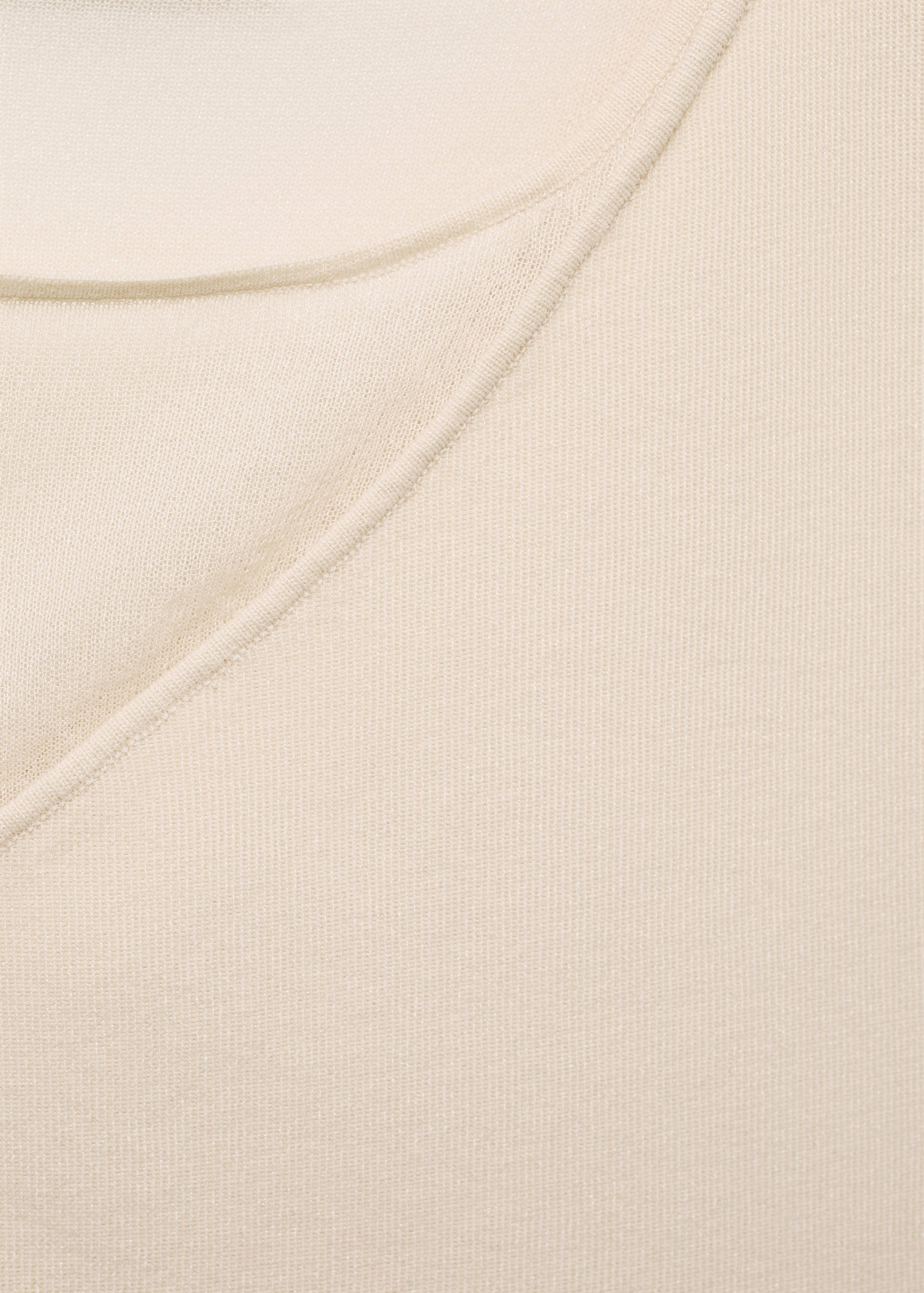 Knitted top with cut-out - Details of the article 8