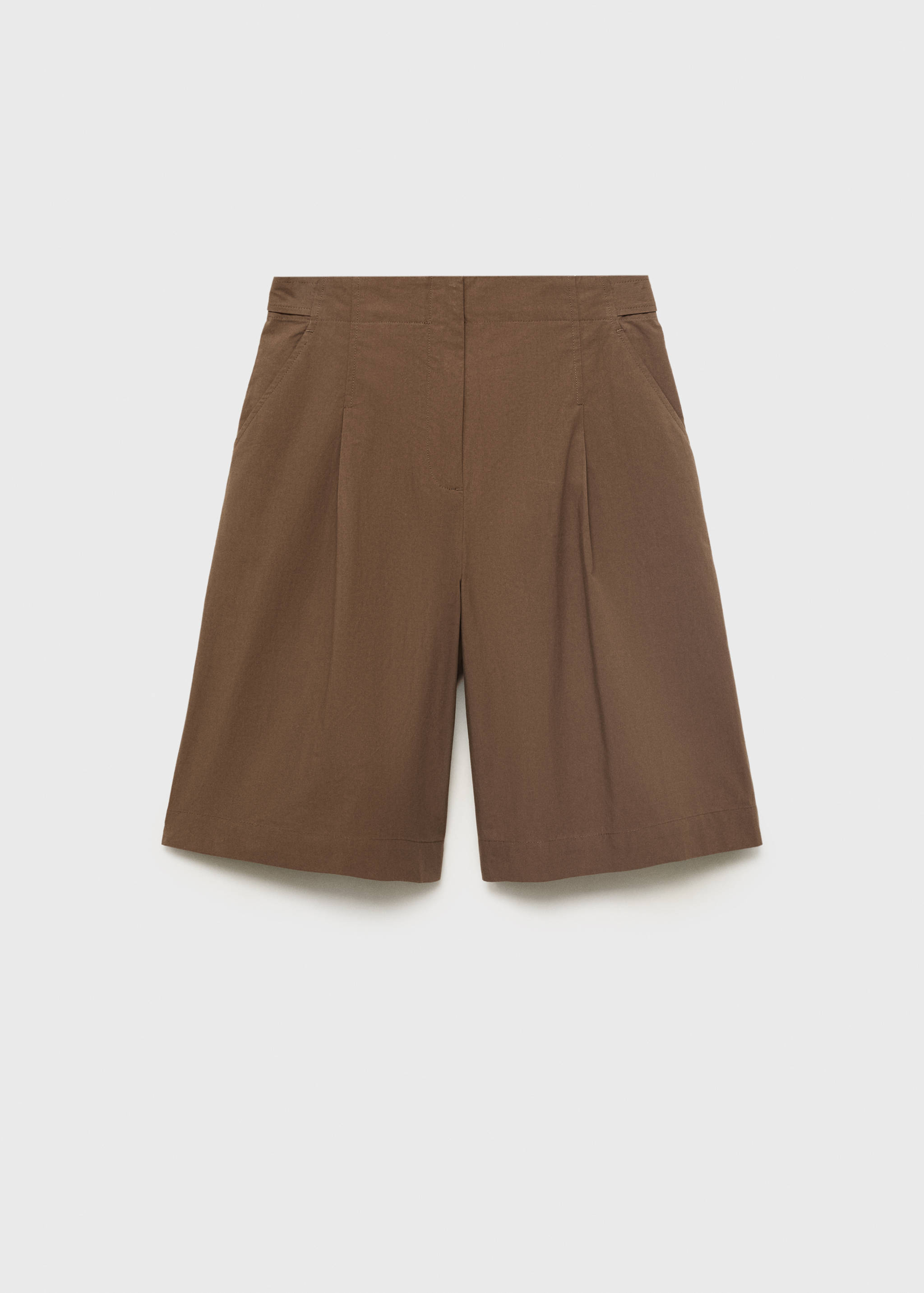 Cotton suit bermuda shorts - Article without model