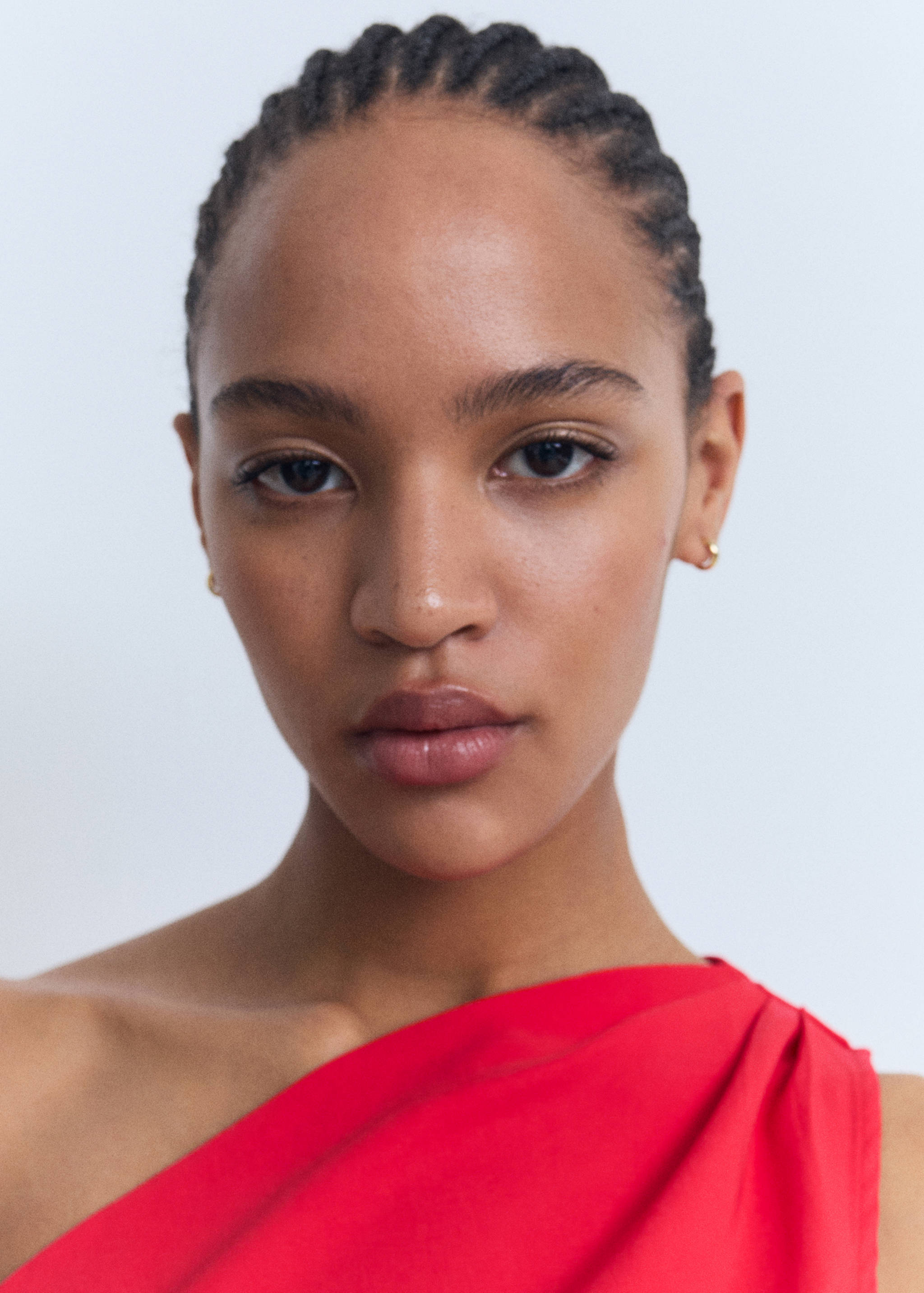 Asymmetrical pleated dress - Details of the article 1