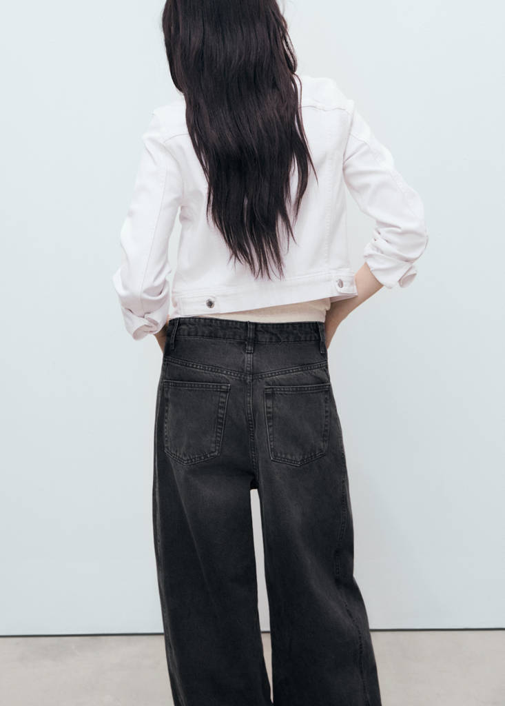 Pockets denim jacket — White
