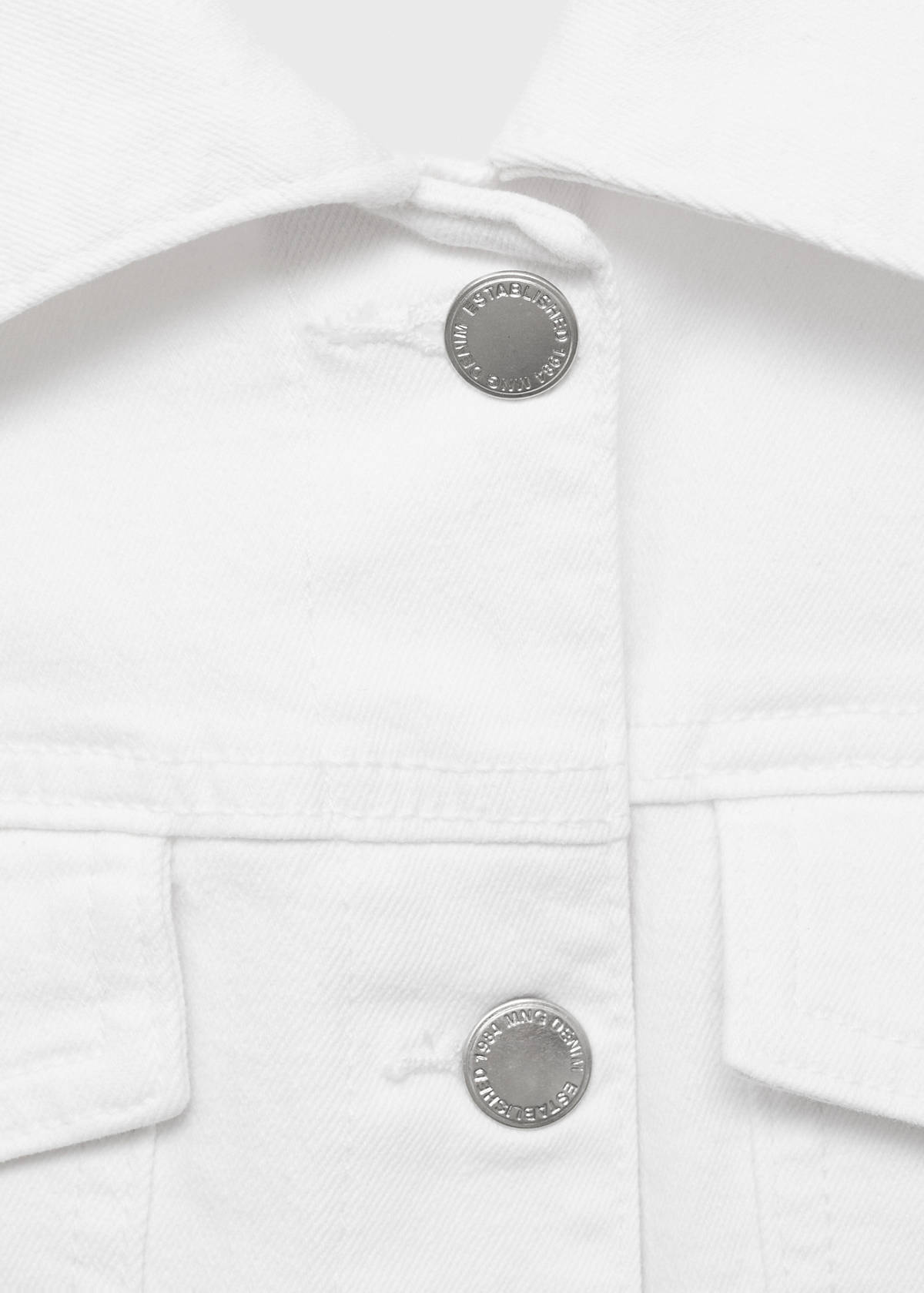 Pockets denim jacket — White
