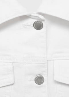 Pockets denim jacket — White 10
