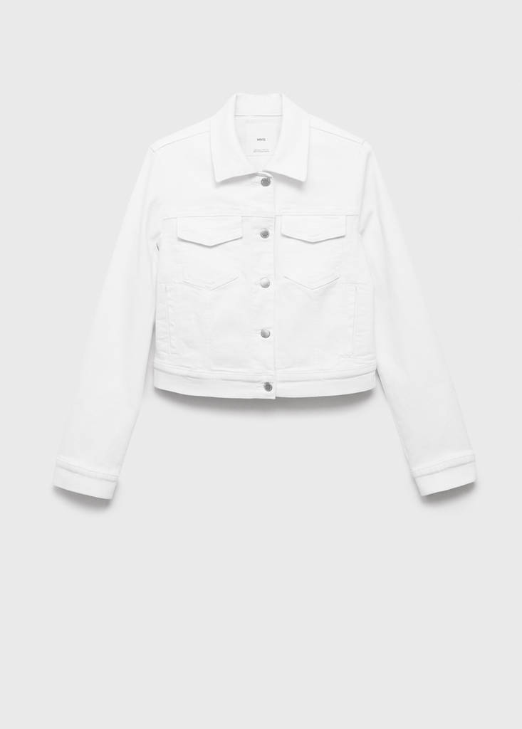 Pockets denim jacket — White