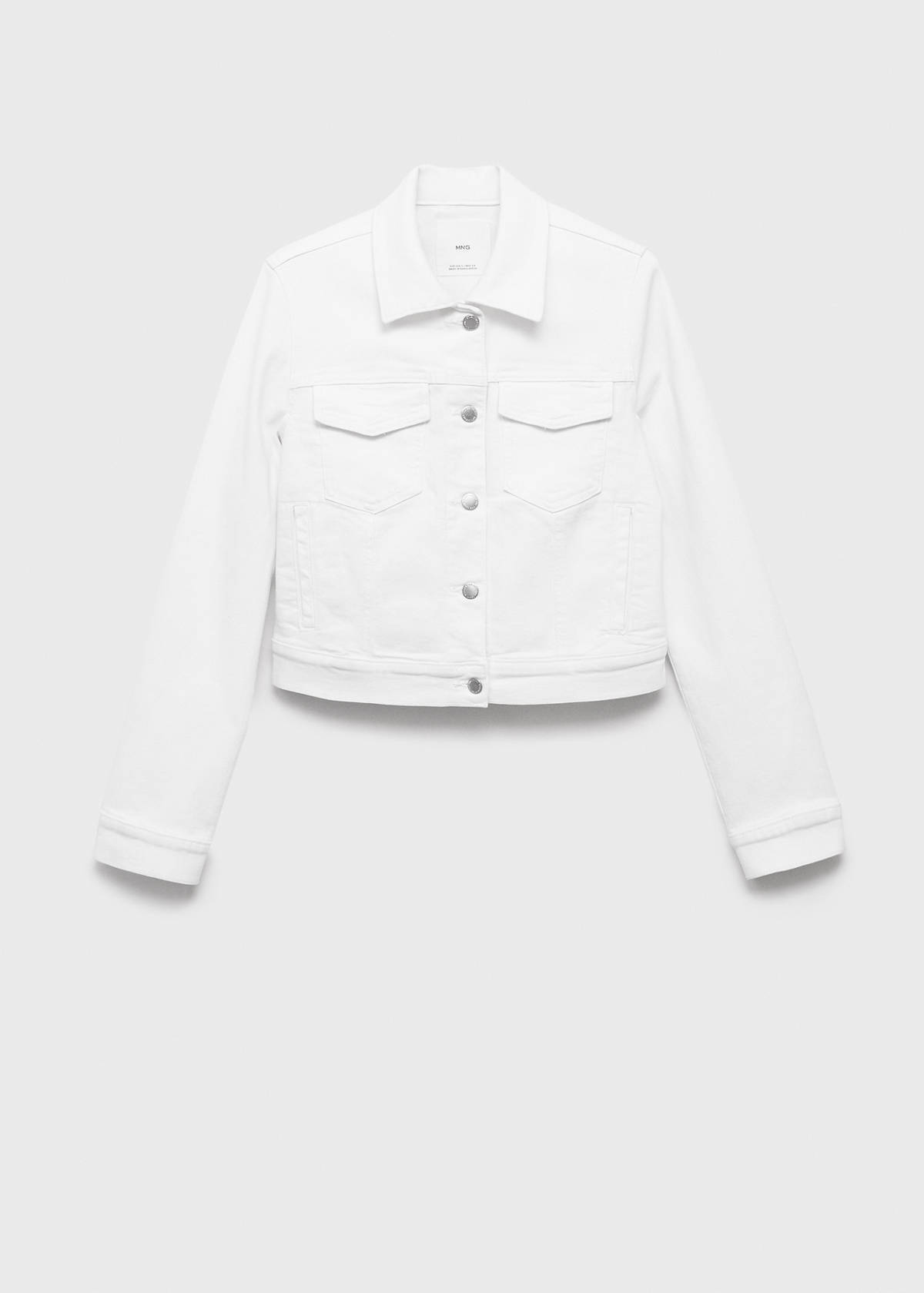 Pockets denim jacket — White
