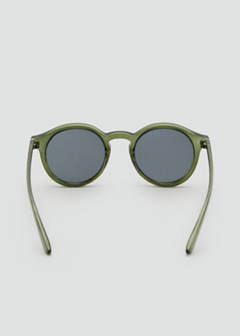 Semi-transparent frame sunglasses — Khaki 3