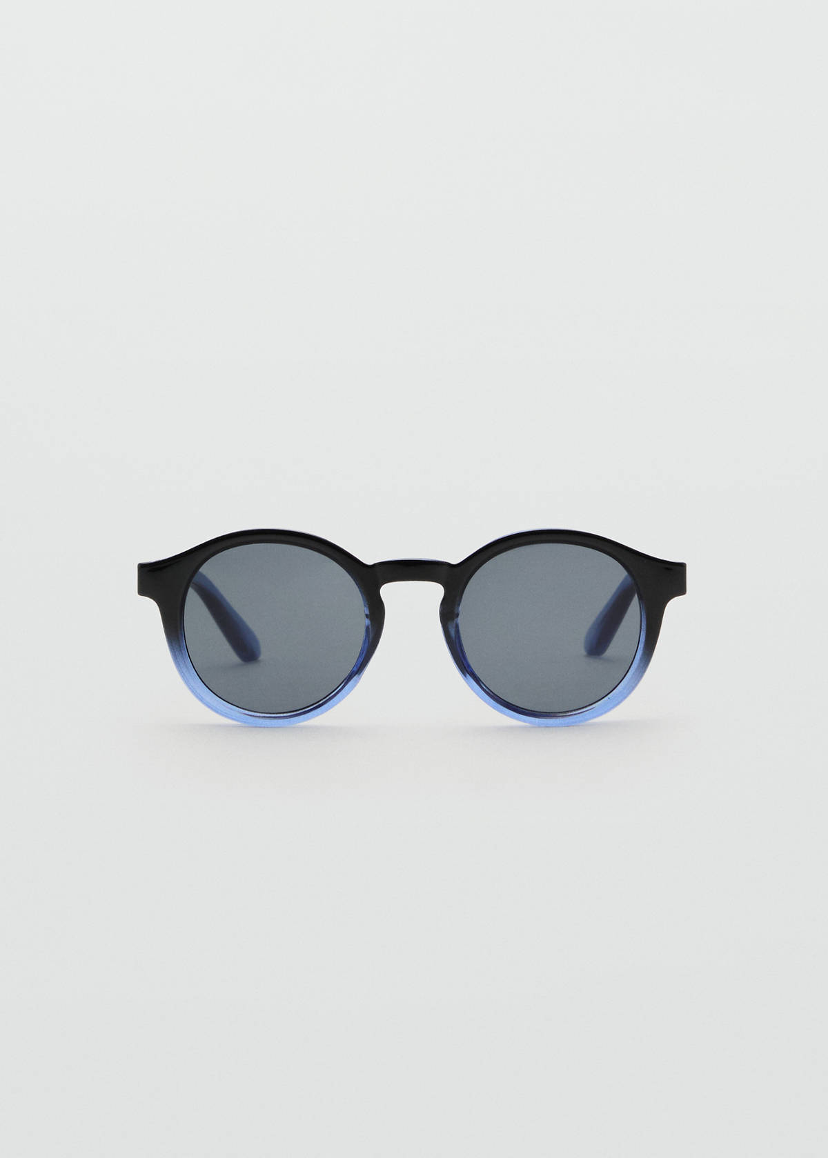 Semi-transparent frame sunglasses — Navy