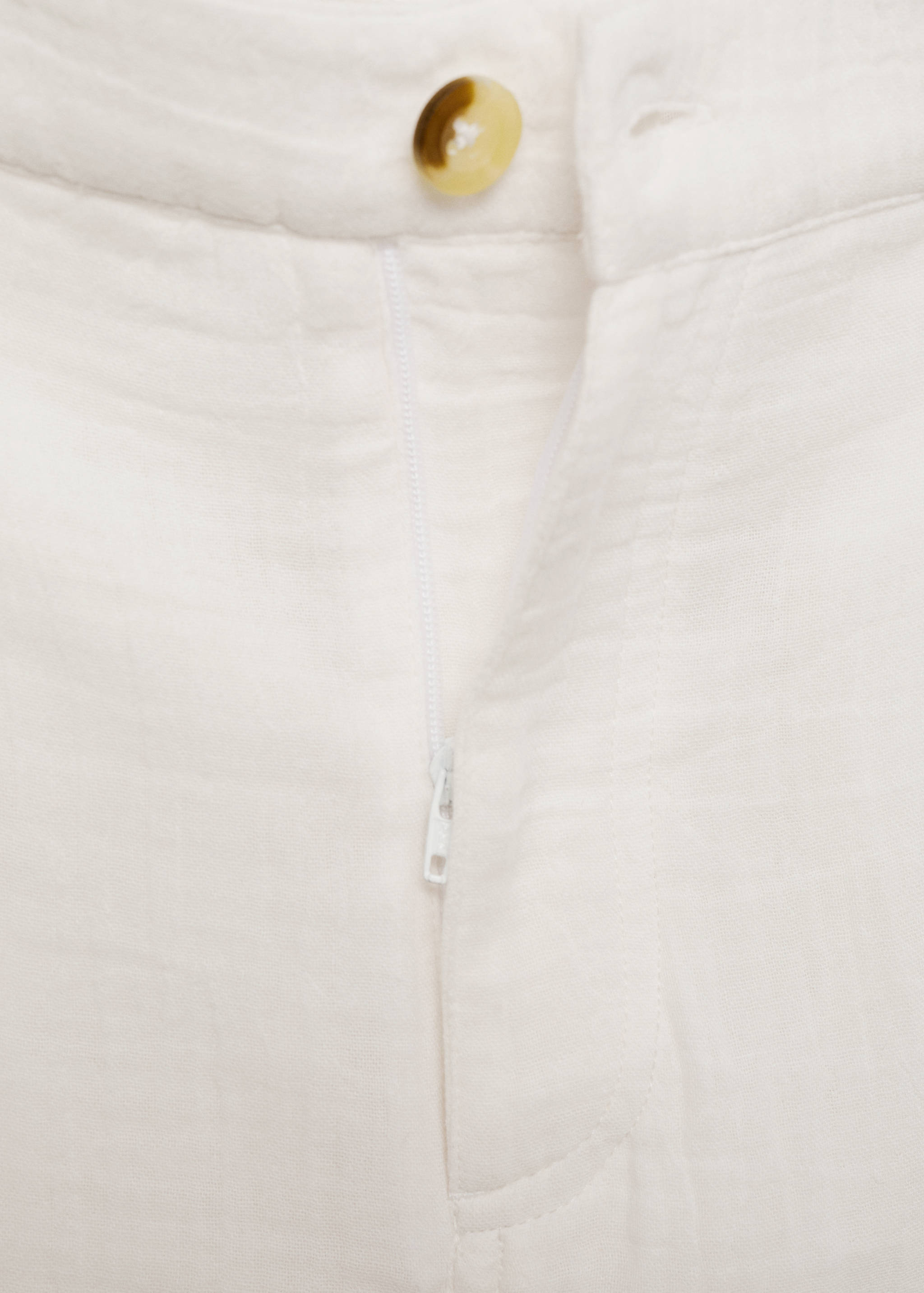 Straight-fit cotton trousers - Details of the article 8