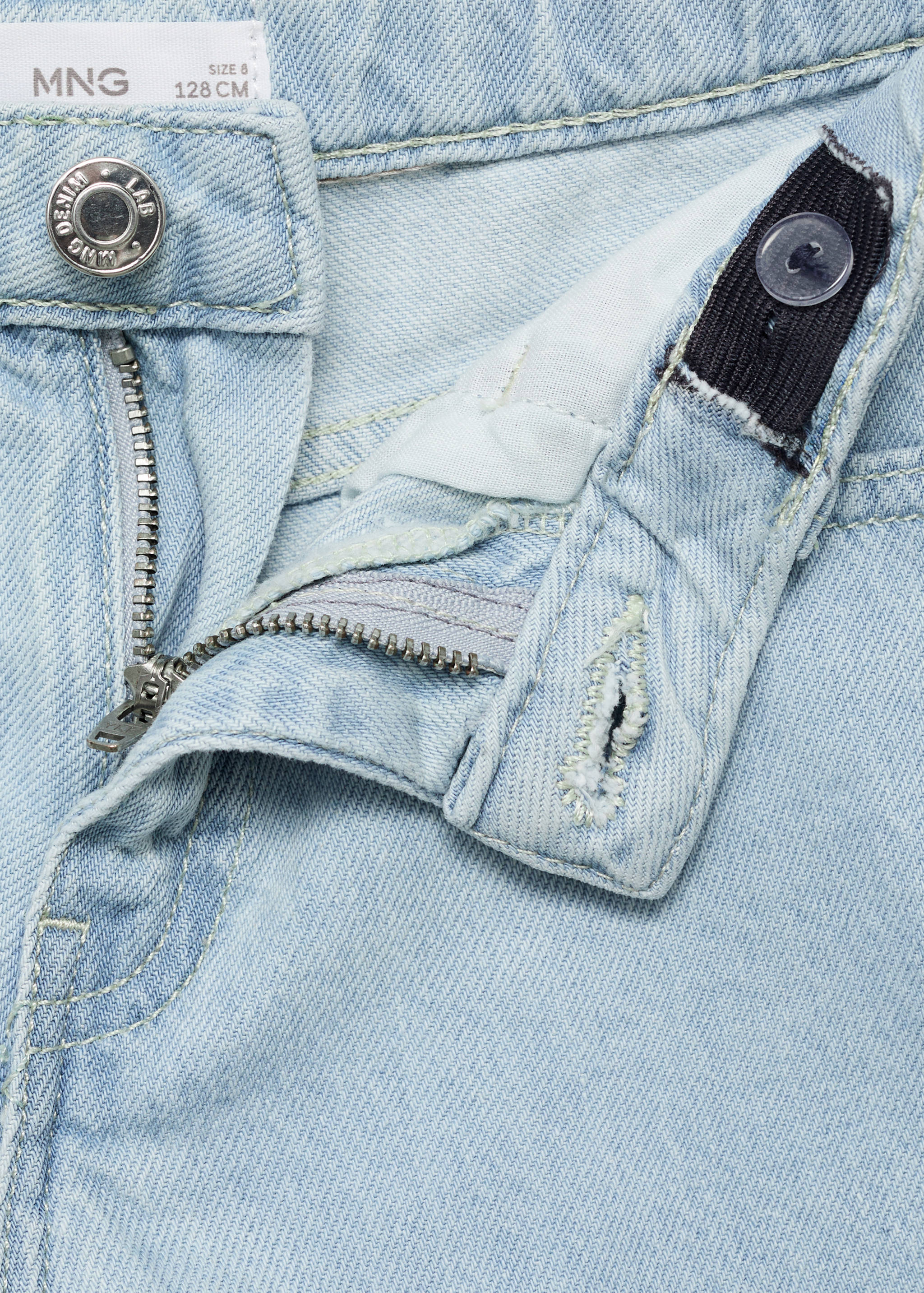 Embroidered cotton shorts - Details of the article 8