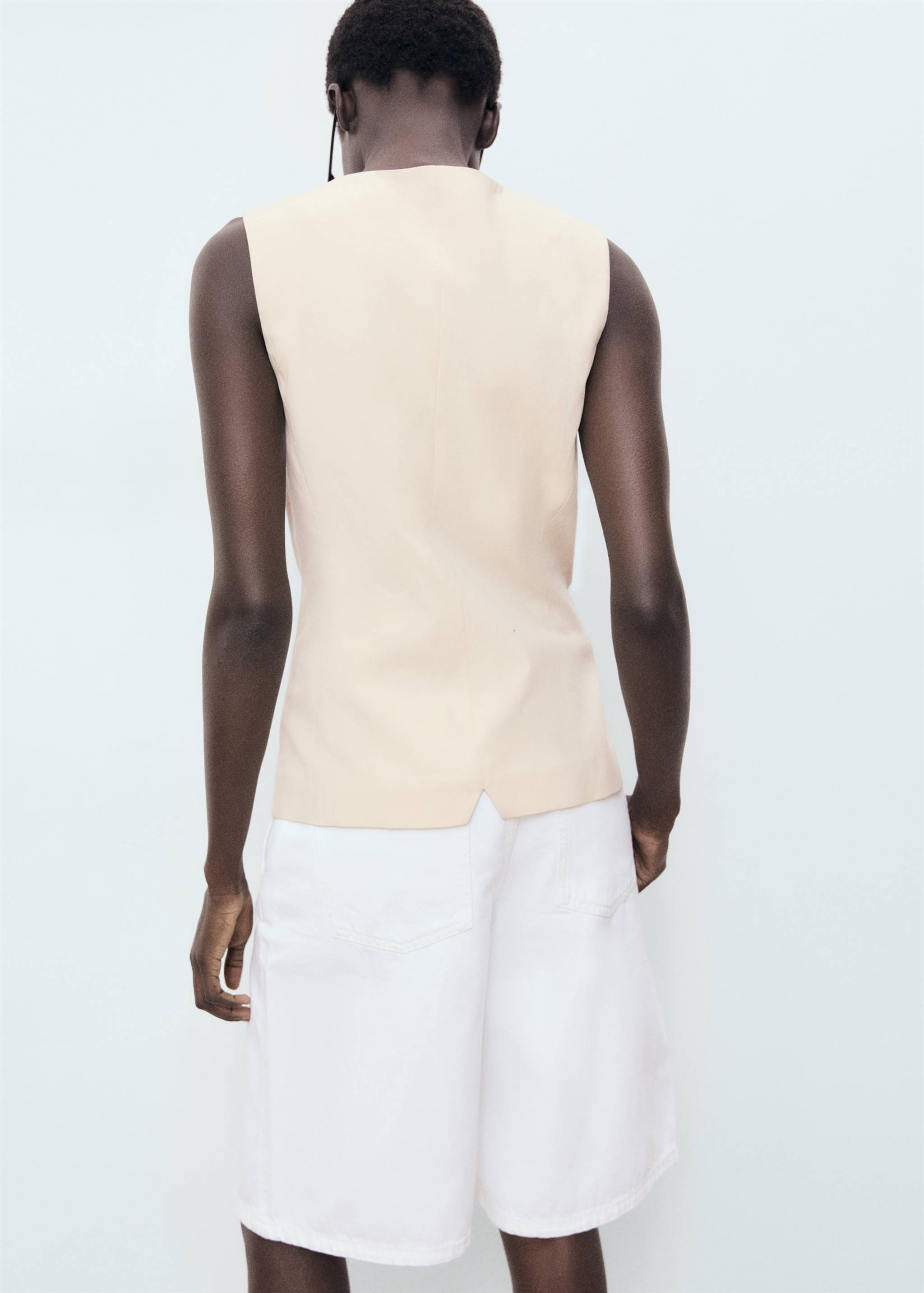 صدرية بدلة بأزرار - الجهة الخلفية للمنتج