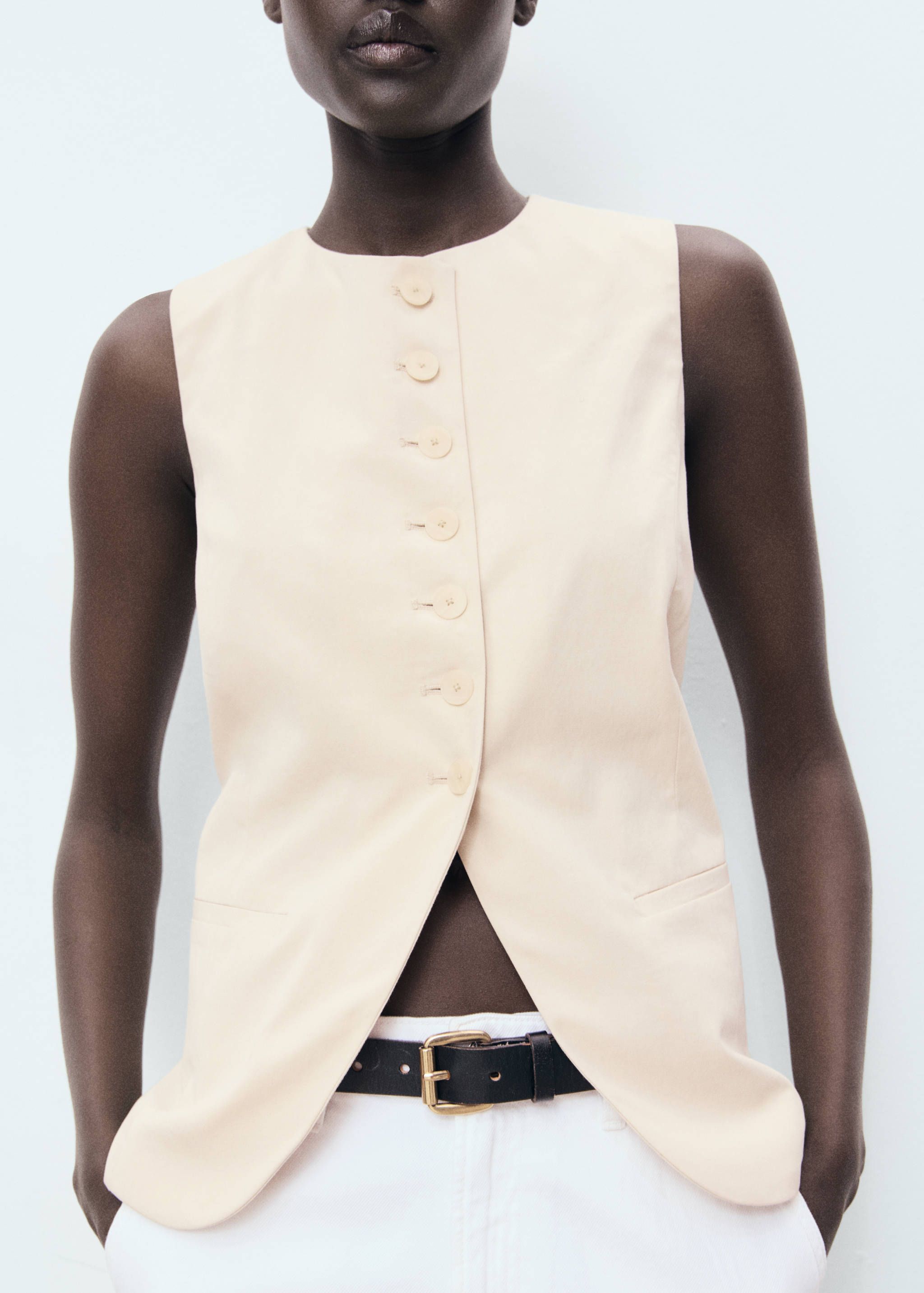 صدرية بدلة بأزرار - تفاصيل المنتج 6